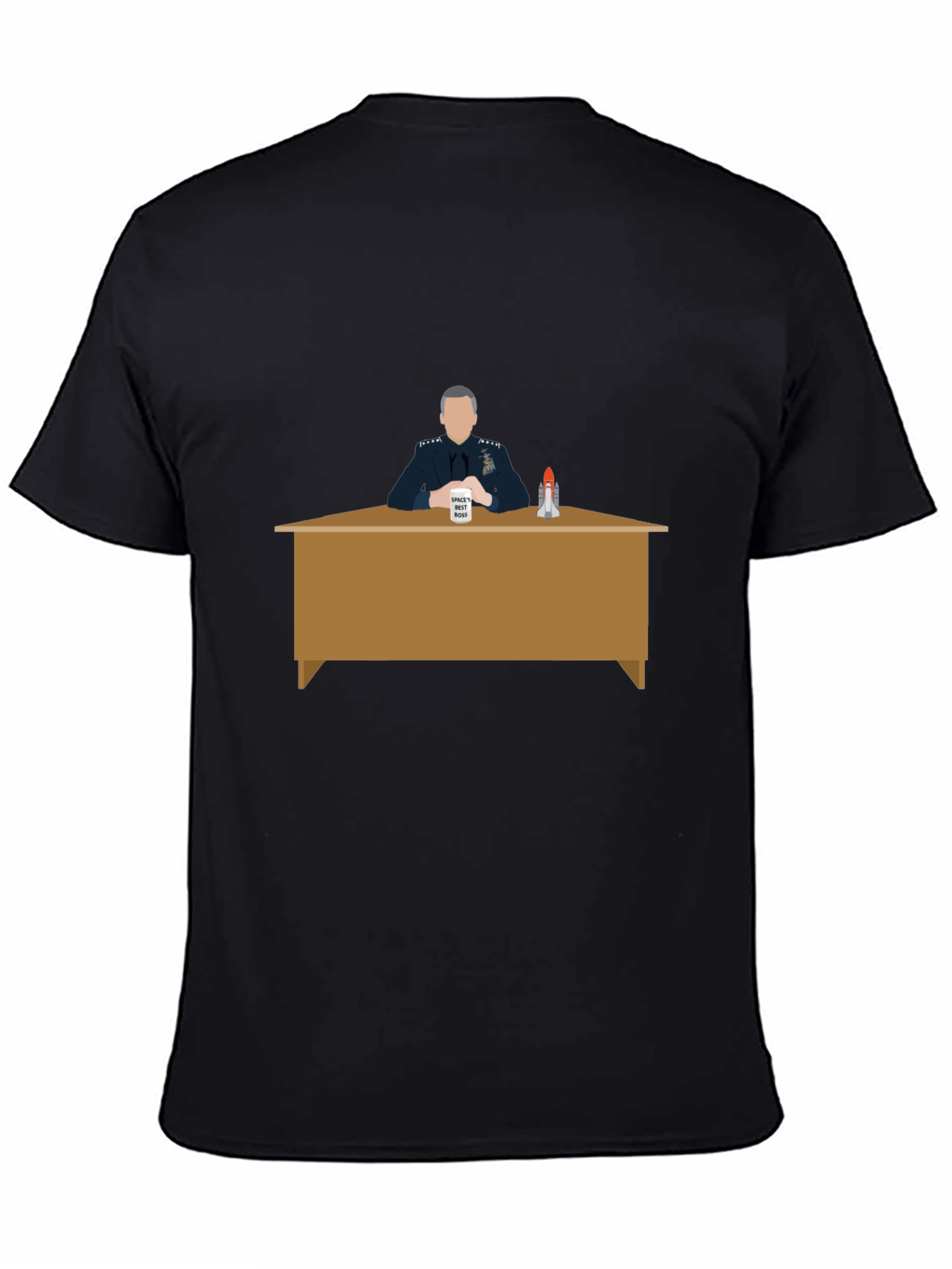 Space Force Tee: General Mark Naird Desk Design