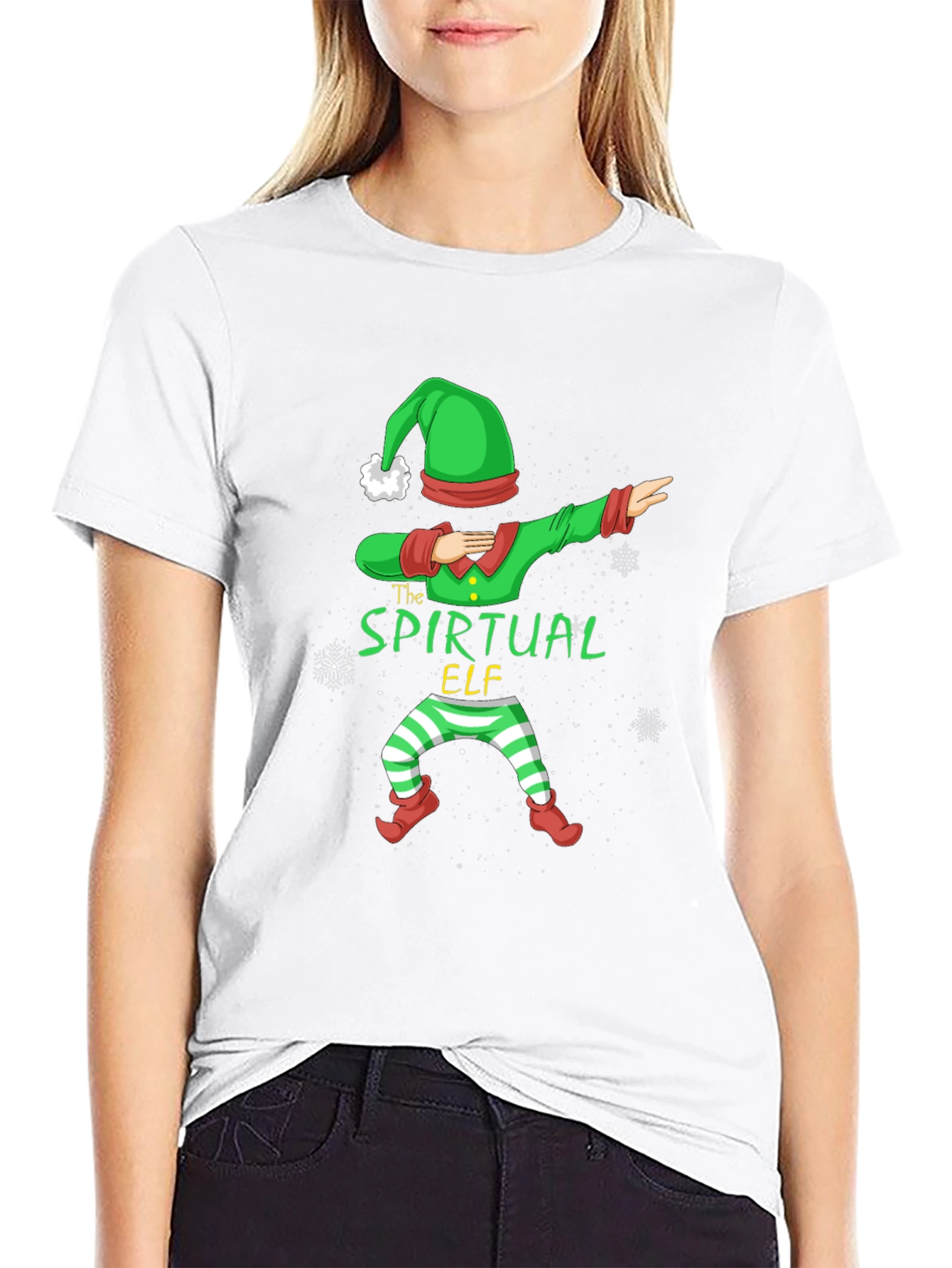 Spiritual Elf Dabbing Graphic Tee