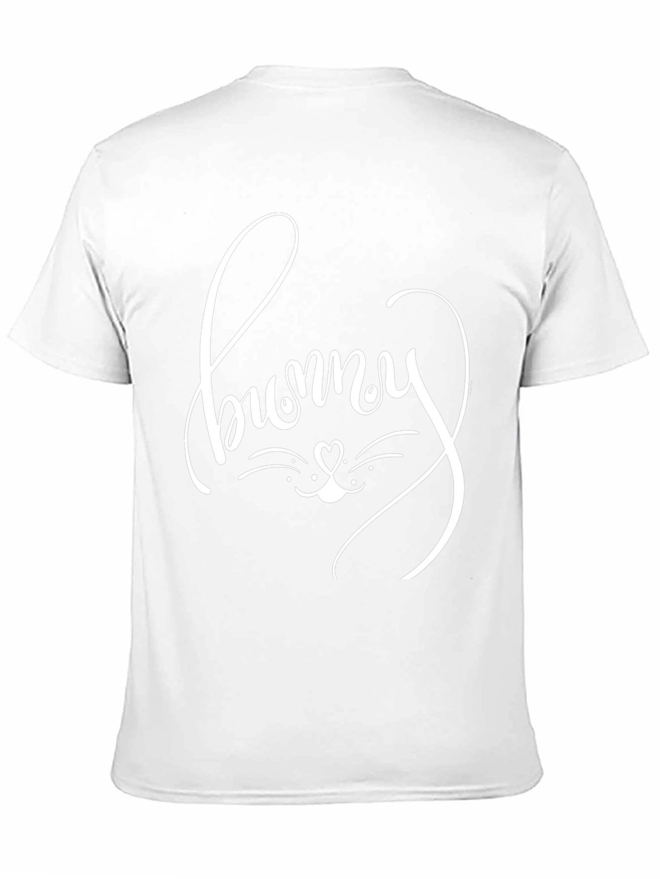 Bunny Graphic Tee - Black Cotton Blend