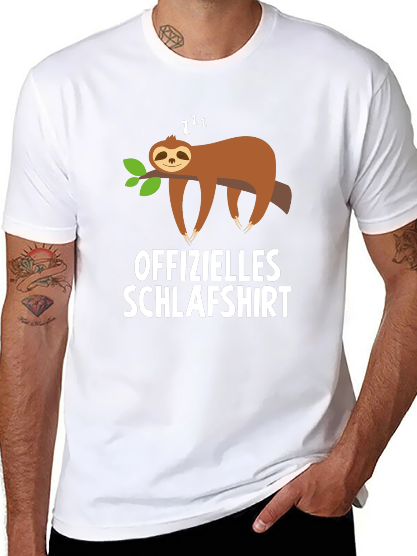 Funny Sloth Sleep Shirt - Offizielles Schlafshirt