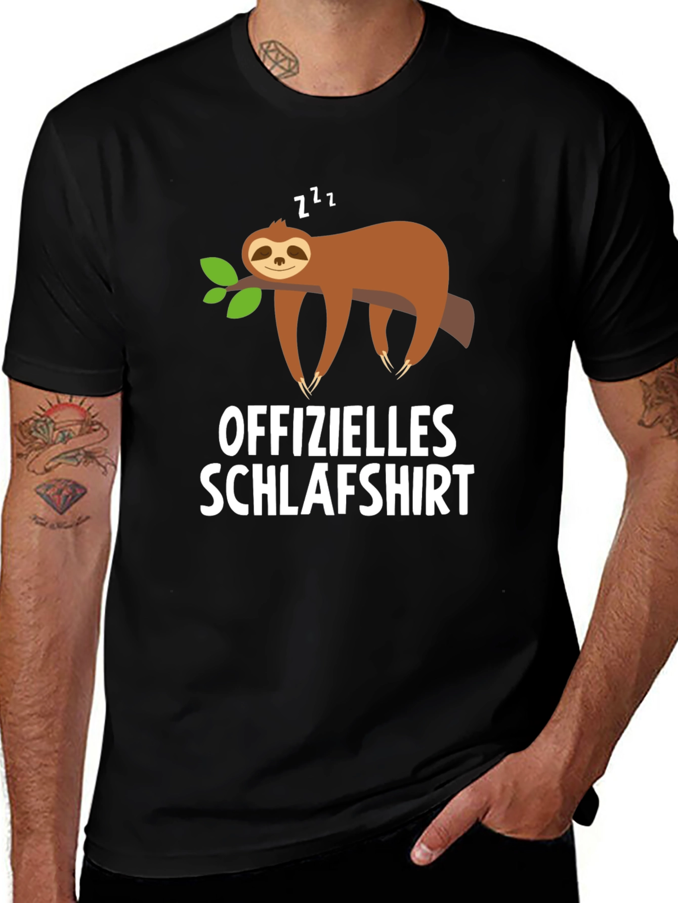 Funny Sloth Sleep Shirt - Offizielles Schlafshirt