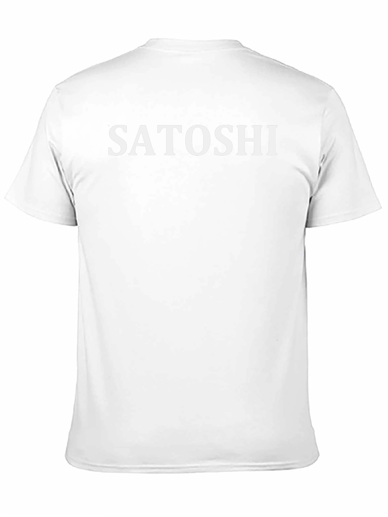 Satoshi Black T-Shirt - Crypto Inspired Style
