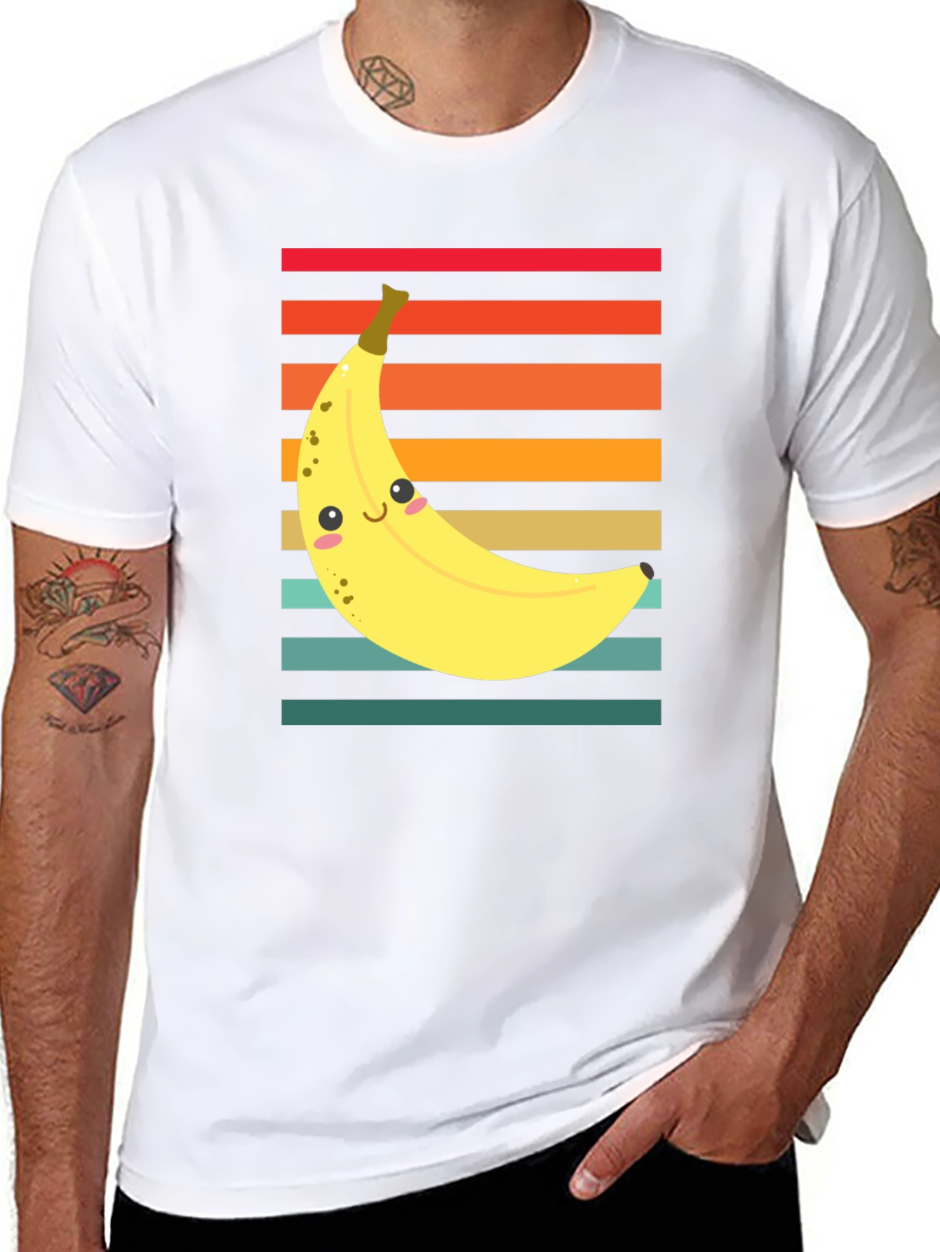 Retro Banana Graphic T-Shirt - Fun & Unique Design