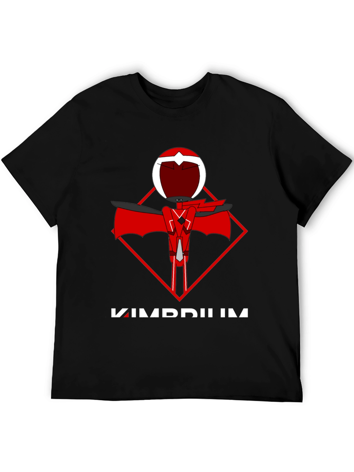 Kimbrium Robot Design Black T-Shirt