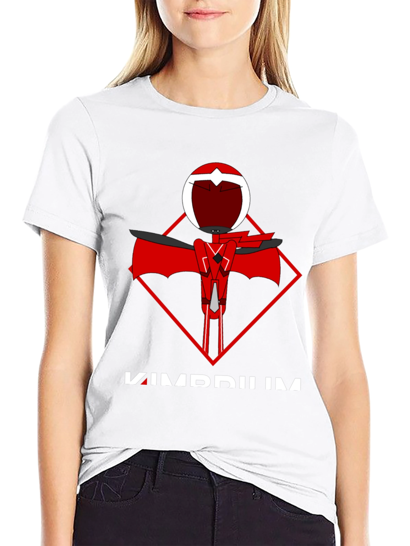 Kimbrium Robot Design Black T-Shirt