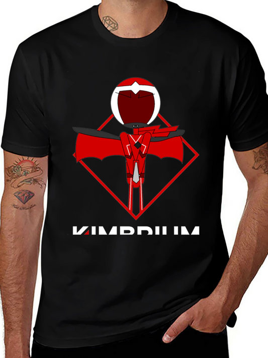 Kimbrium Robot Design Black T-Shirt