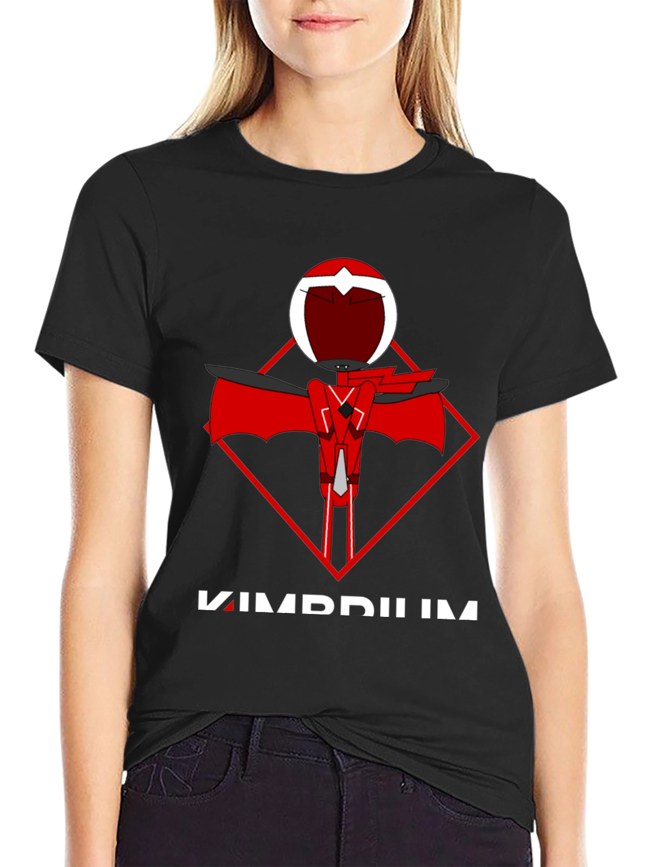 Kimbrium Robot Design Black T-Shirt
