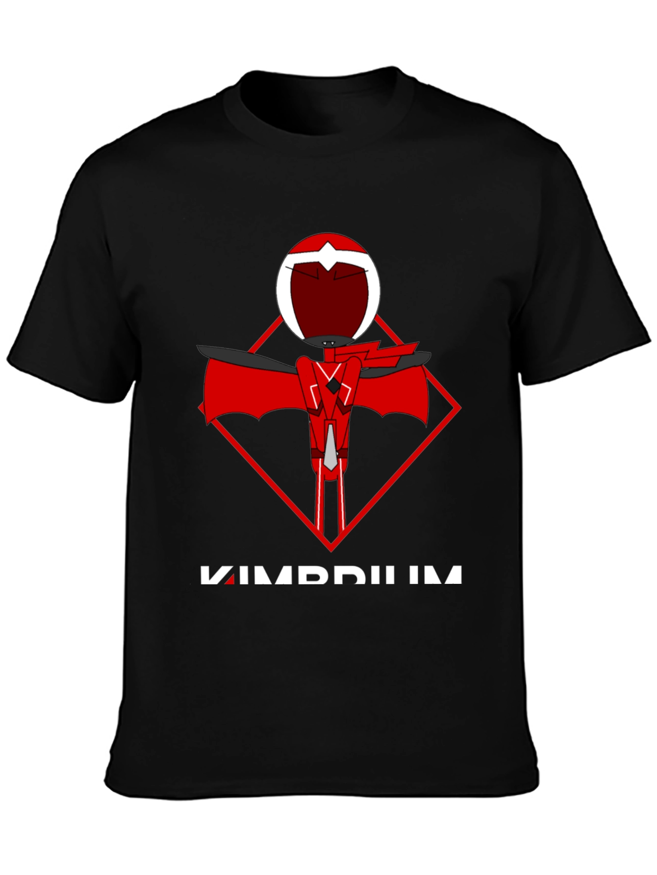 Kimbrium Robot Design Black T-Shirt