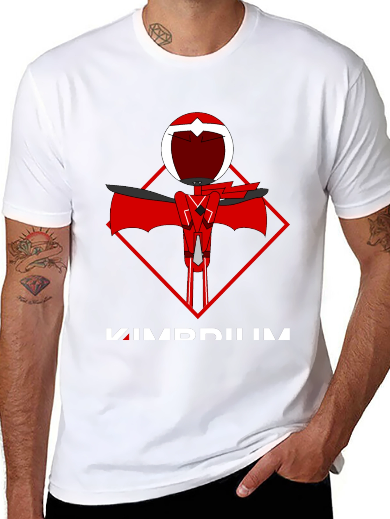 Kimbrium Robot Design Black T-Shirt