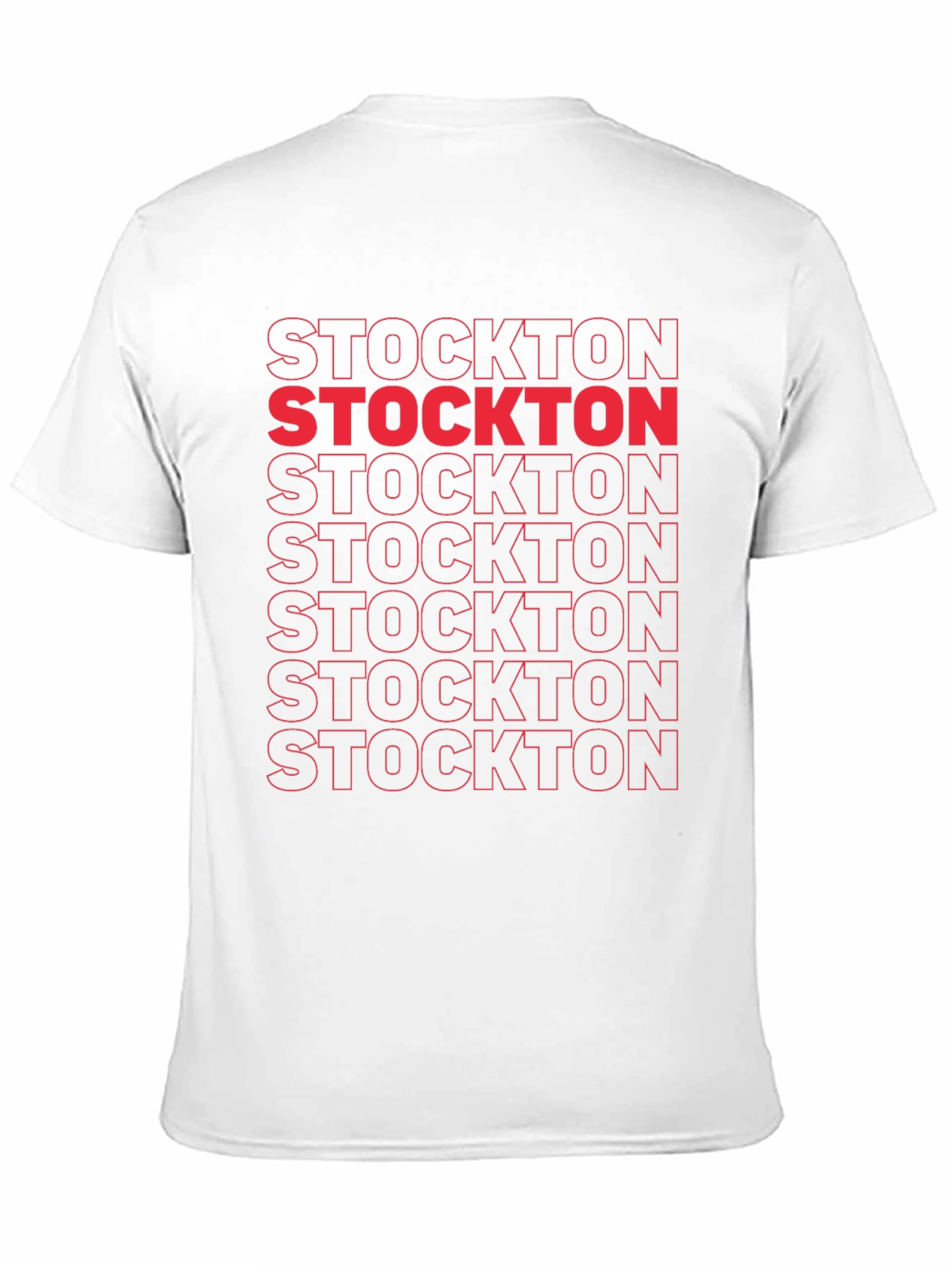 Stockton Graphic Tee - Bold Text Design