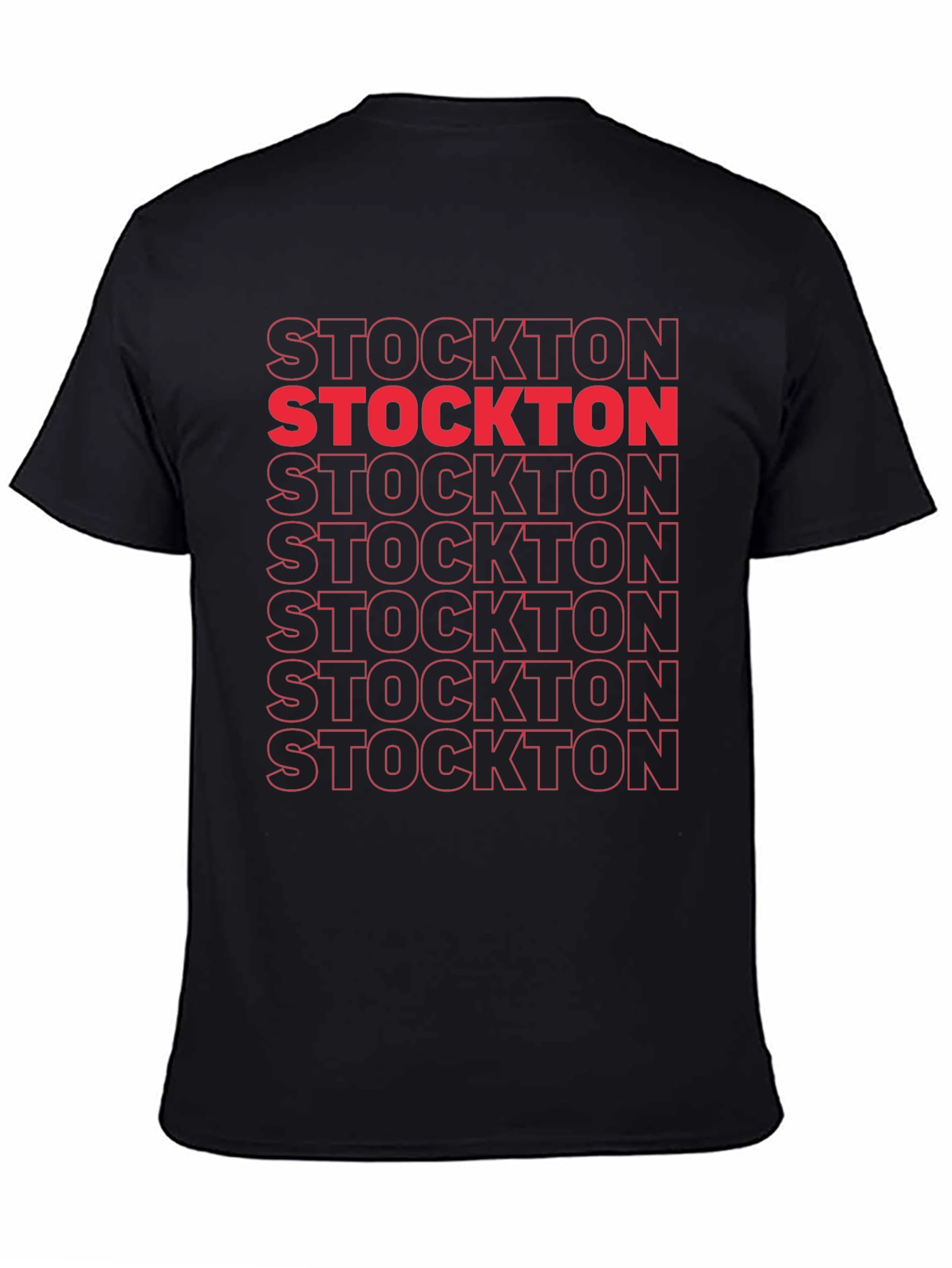 Stockton Graphic Tee - Bold Text Design