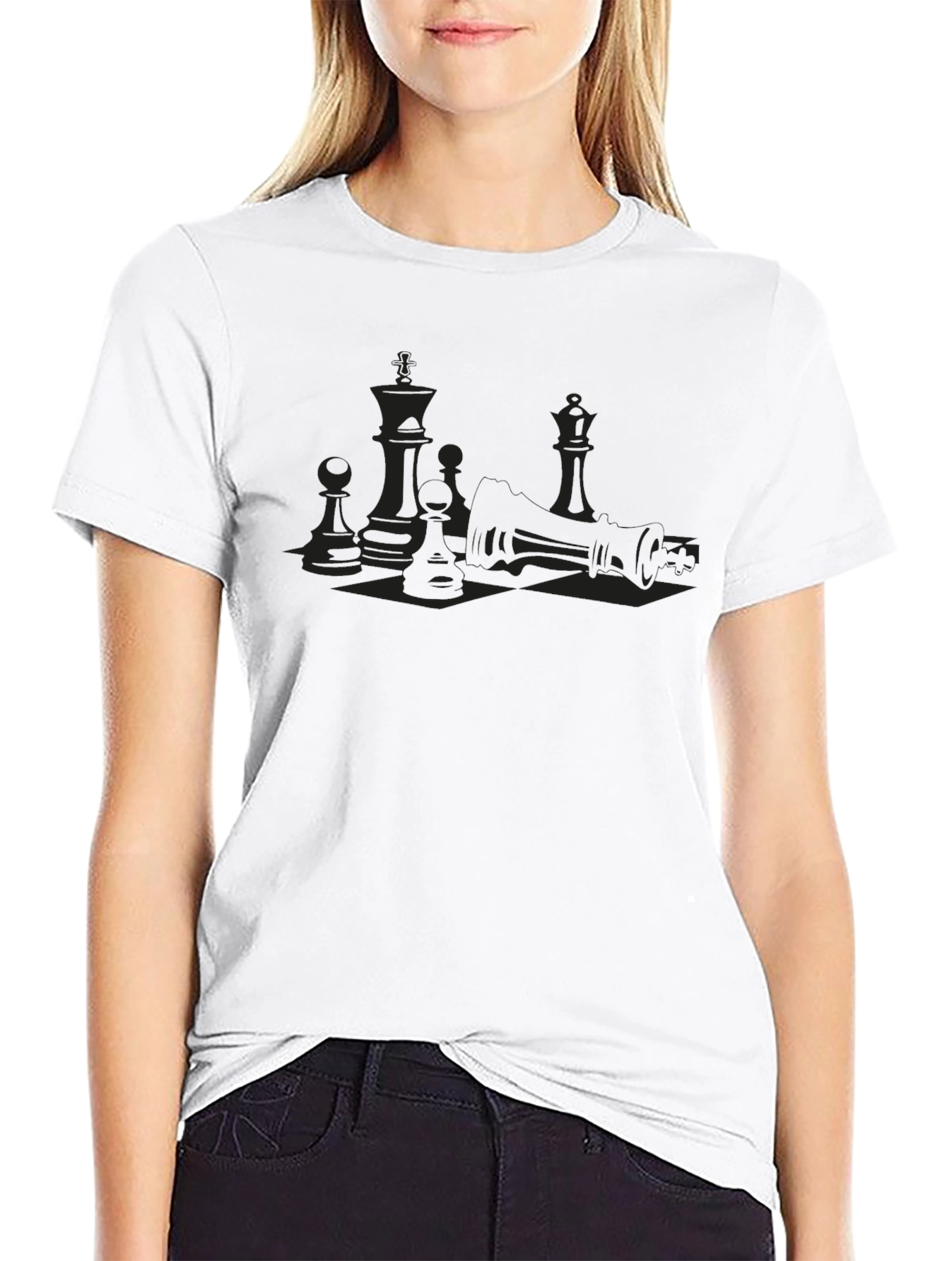 Chess Game T-Shirt - Strategic Style