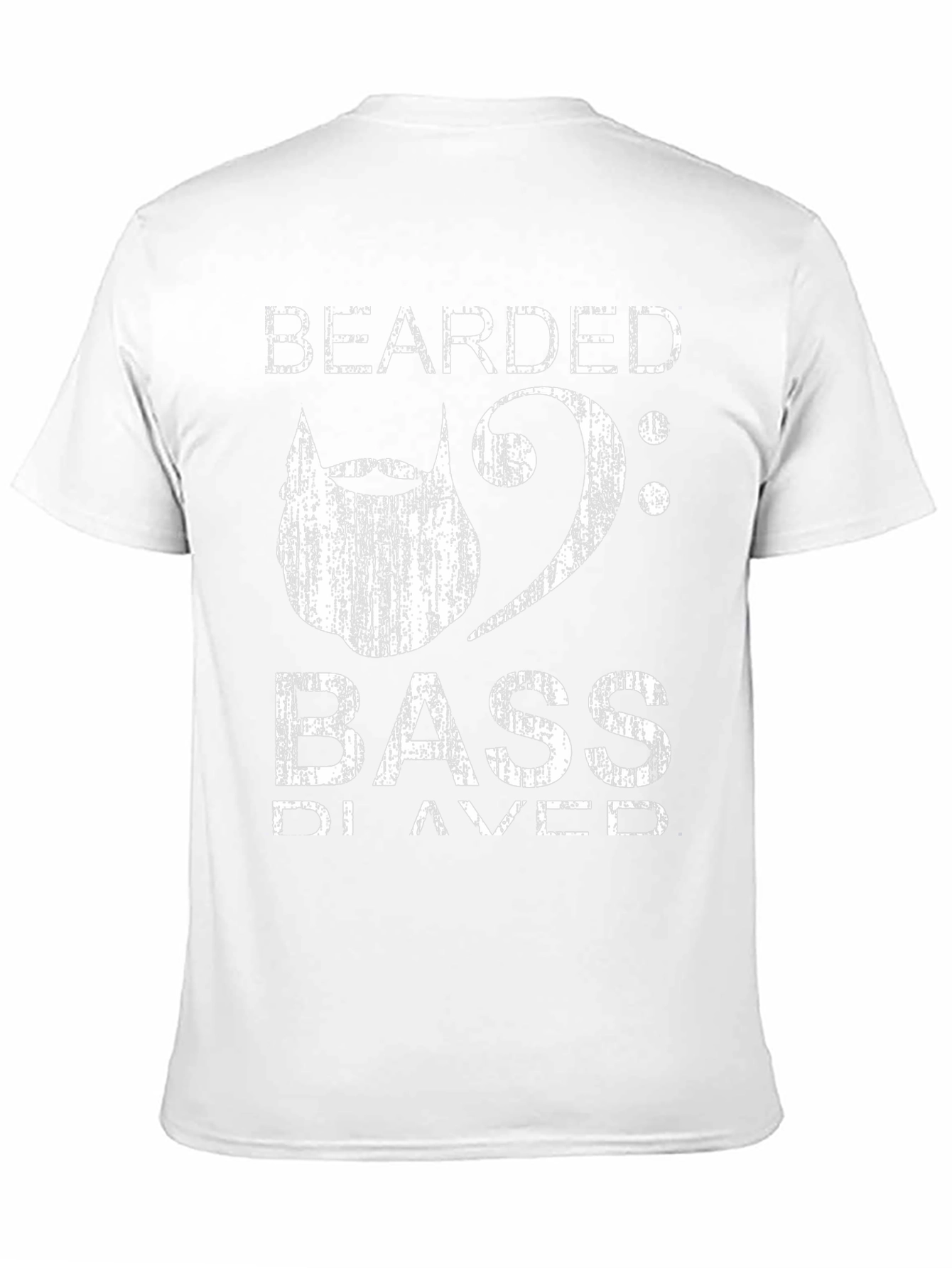Bearded Bass Player Graphic T-Shirt