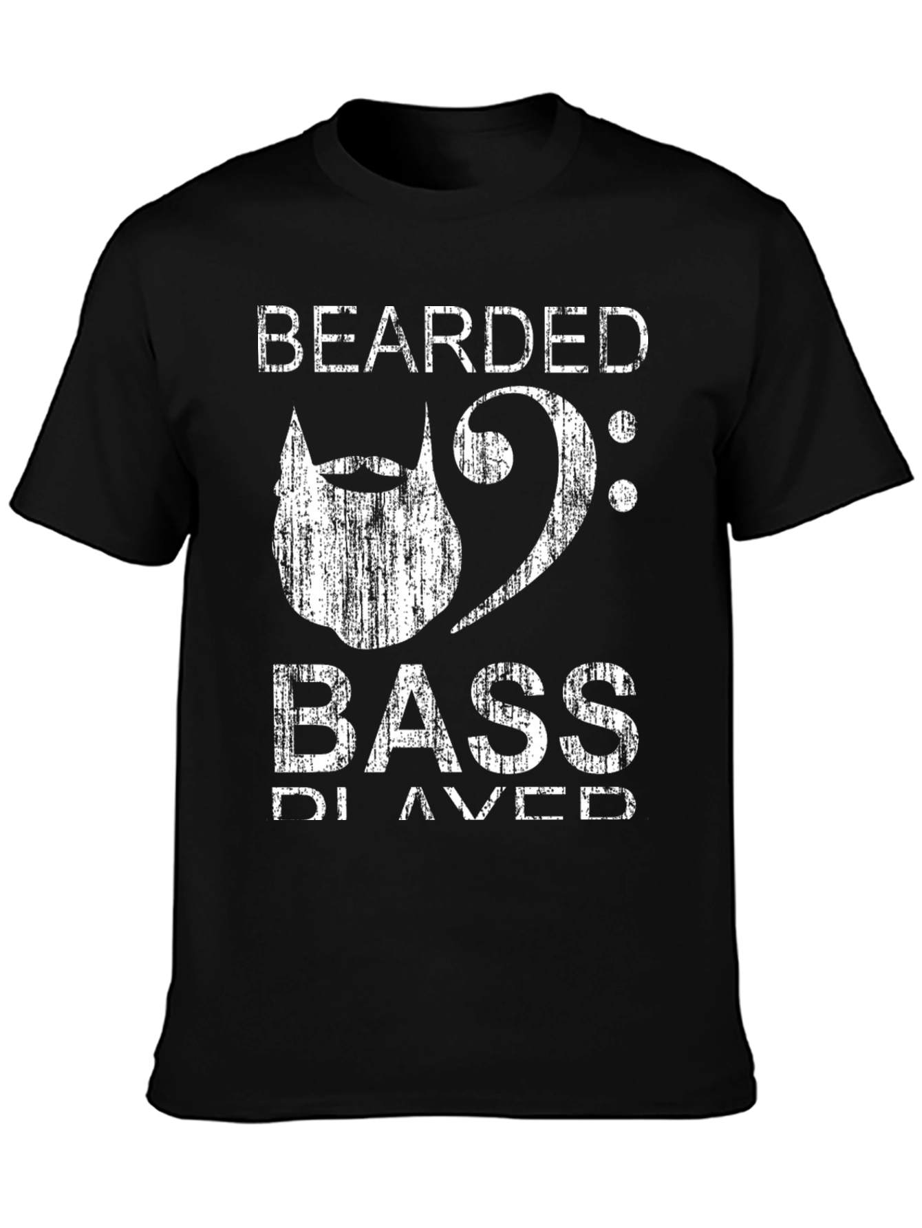 Bearded Bass Player Graphic T-Shirt