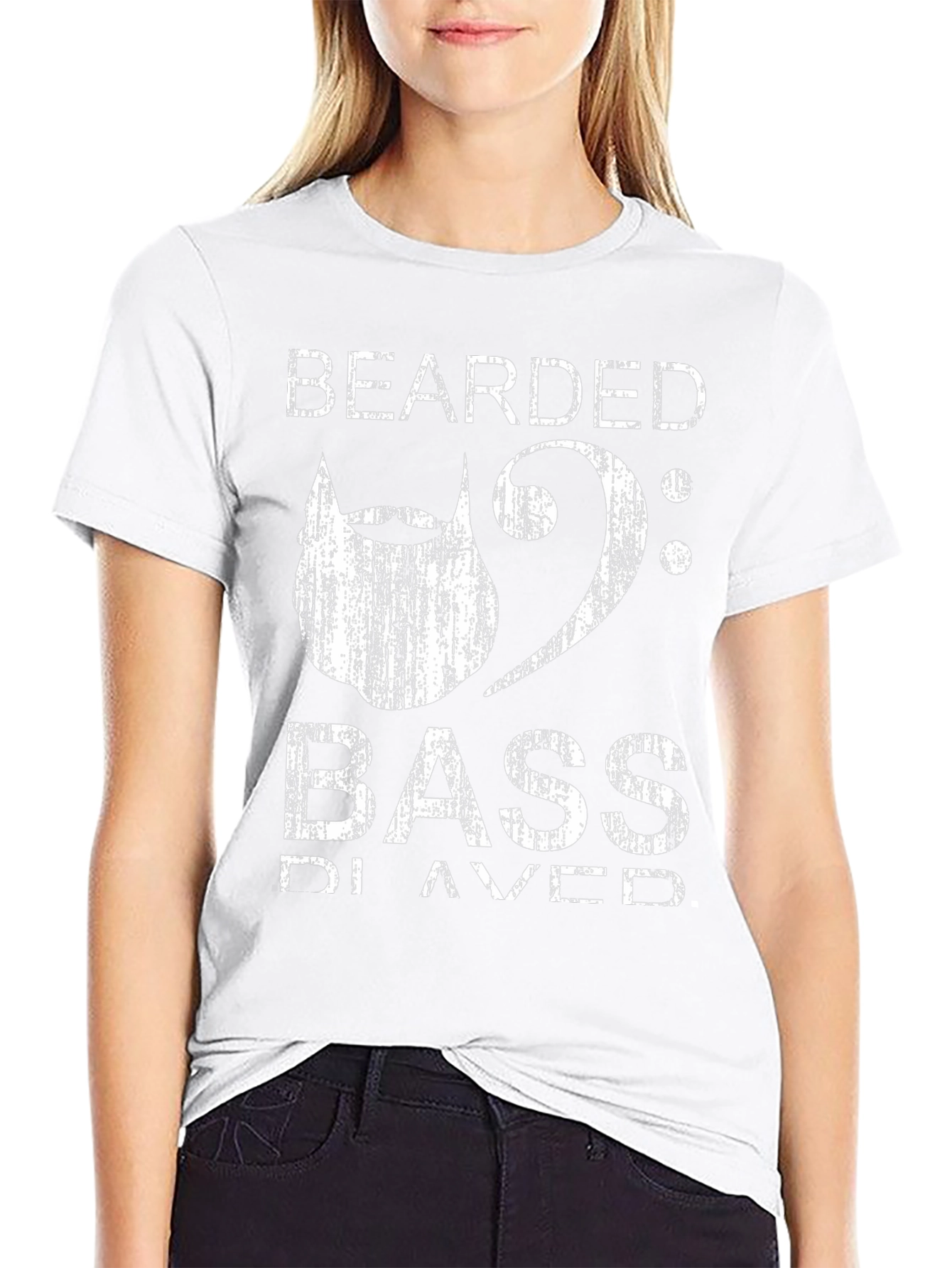 Bearded Bass Player Graphic T-Shirt