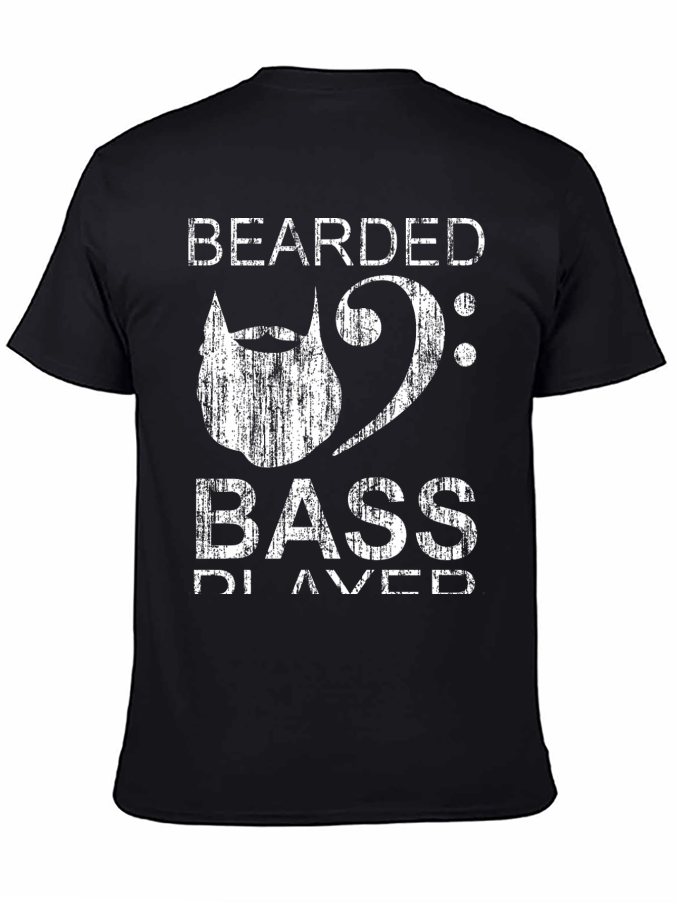 Bearded Bass Player Graphic T-Shirt