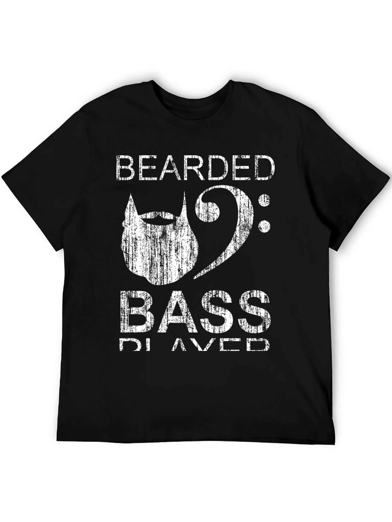 Bearded Bass Player Graphic T-Shirt