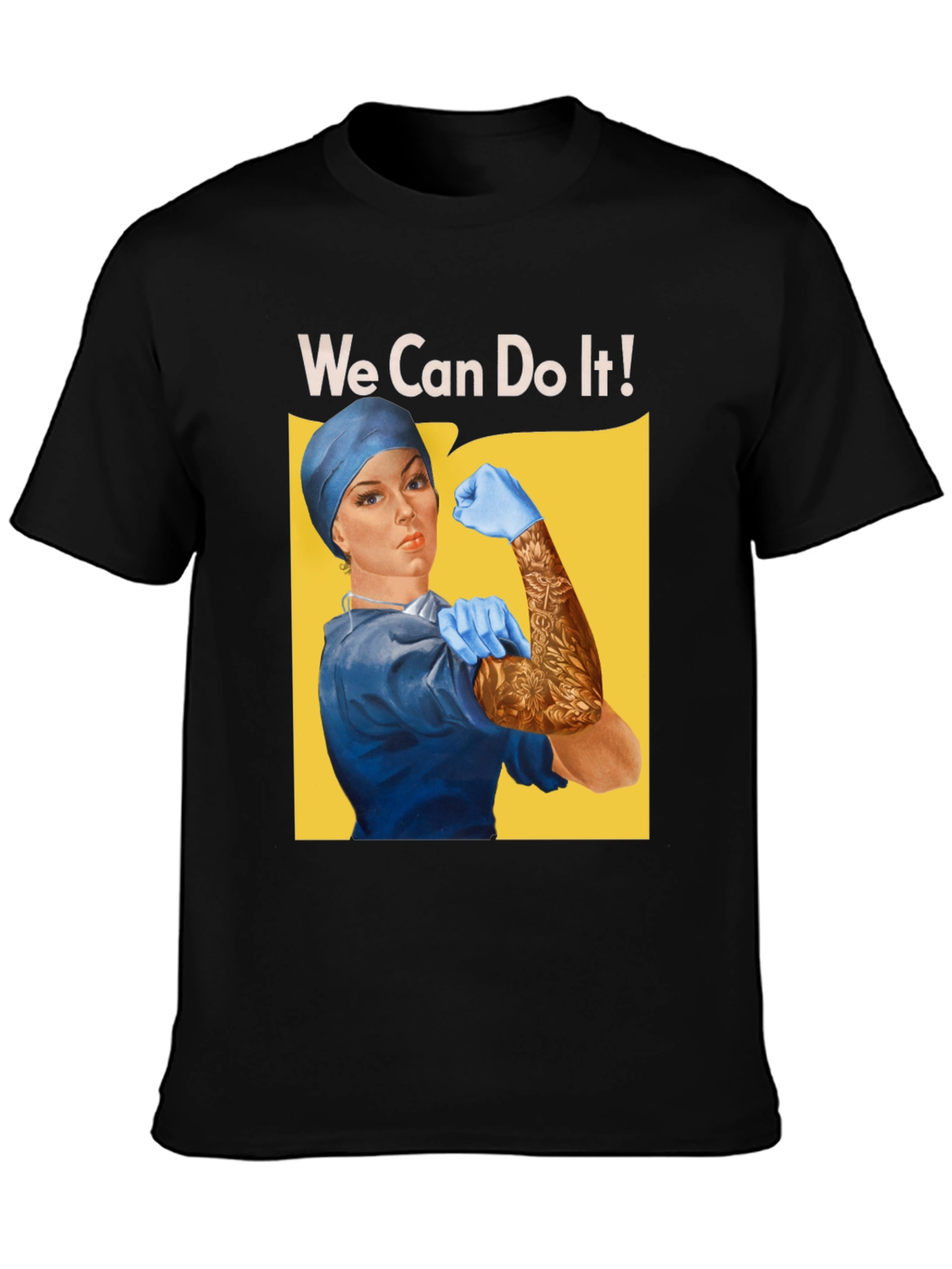Rosie the Riveter Nurse We Can Do It T-Shirt