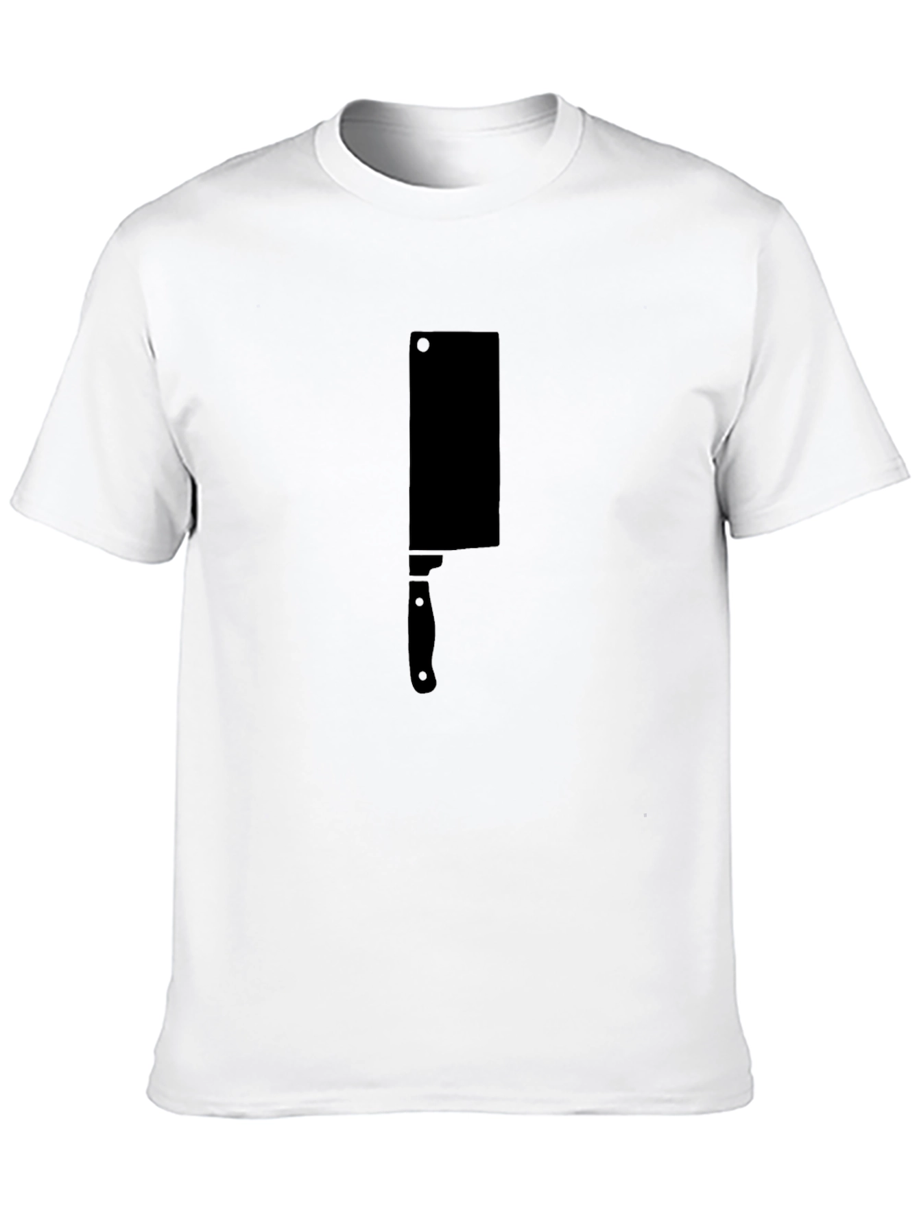 Black Butcher Knife Graphic T-Shirt