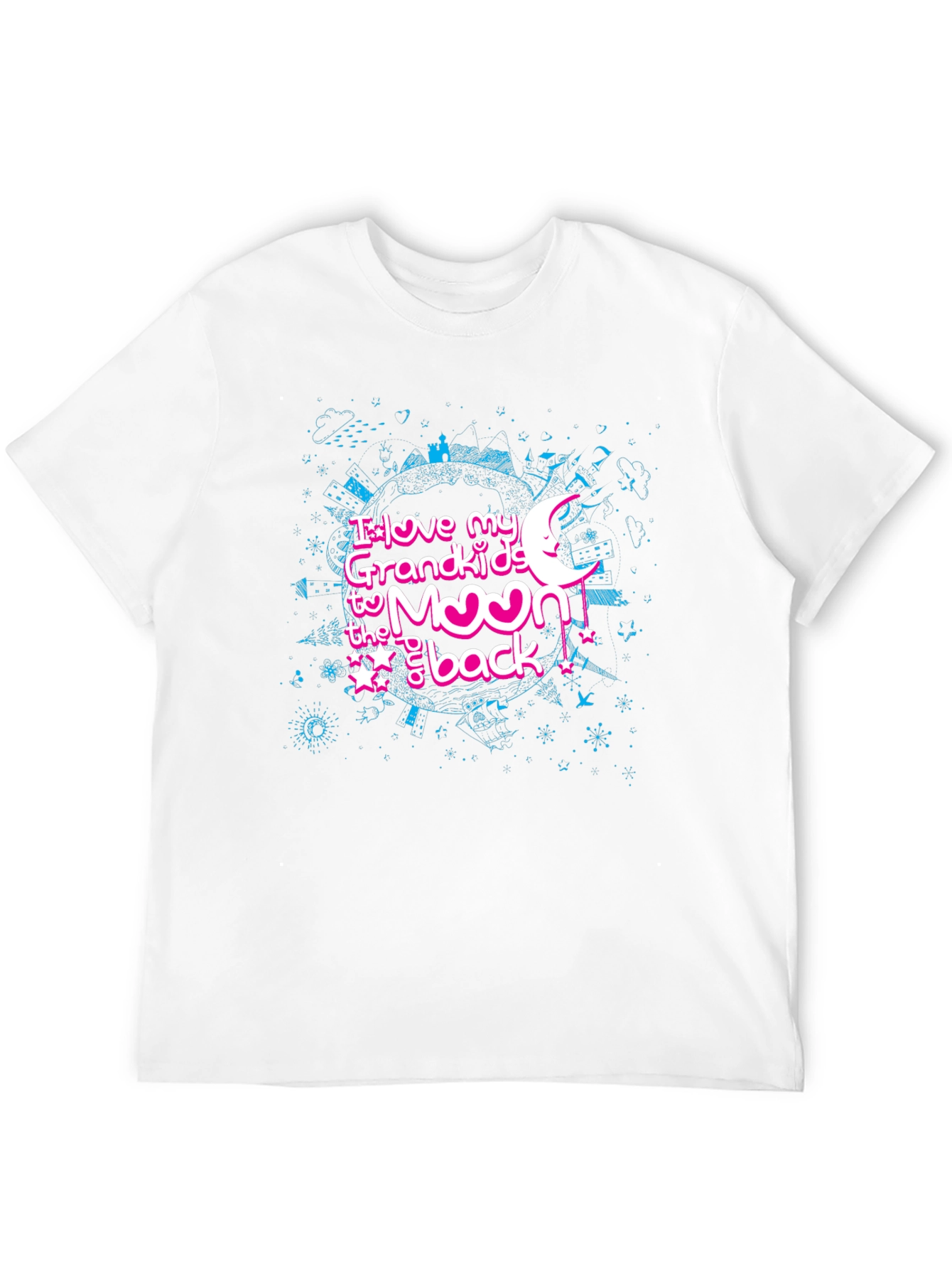 I Love My Grandkids T-Shirt: Moon & Back