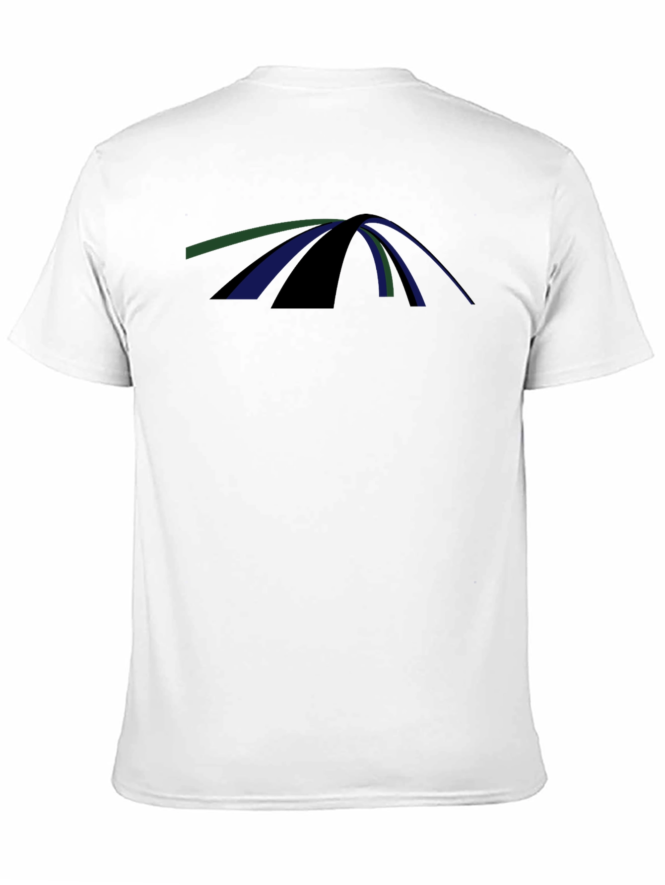 Abstract Arch Graphic Tee - Modern Casual Comfort