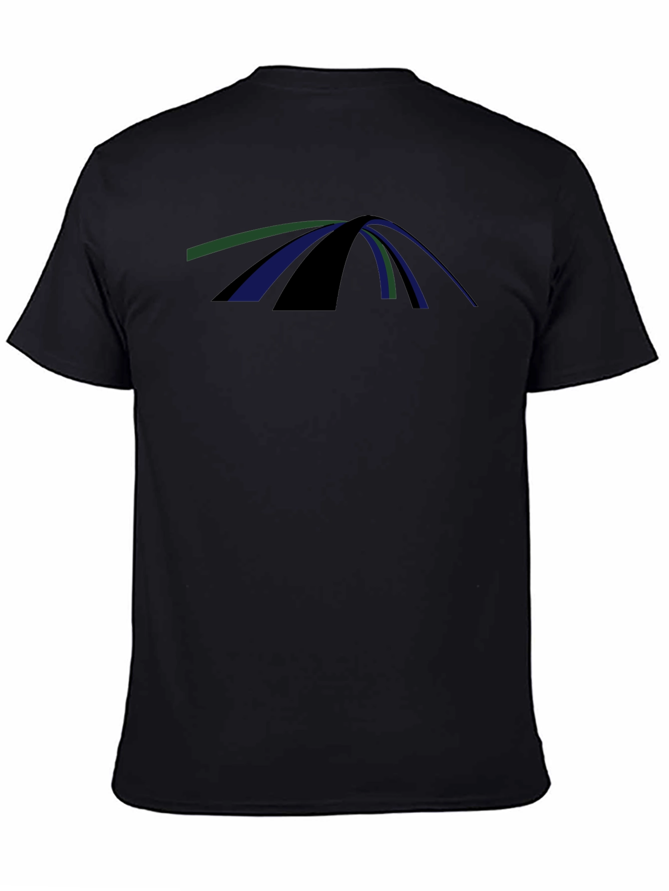 Abstract Arch Graphic Tee - Modern Casual Comfort
