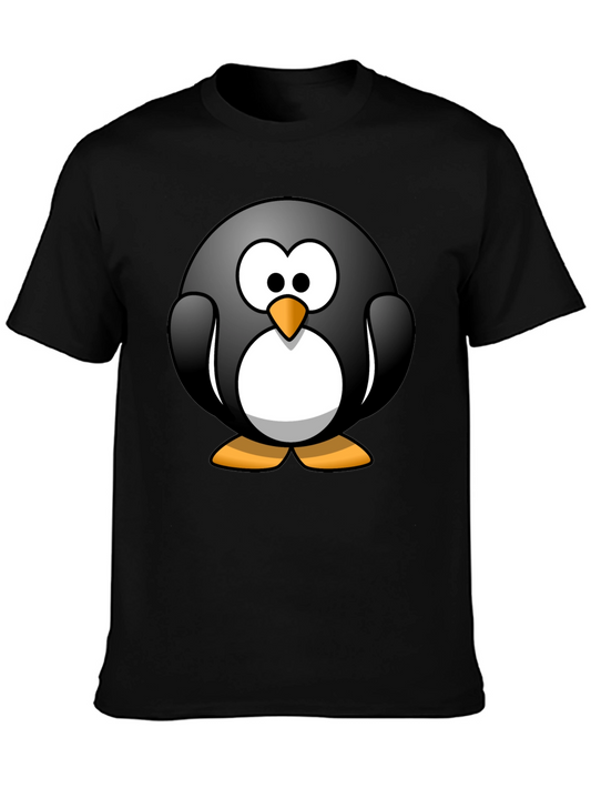 Penguin Graphic Tee - Soft Cotton Crewneck