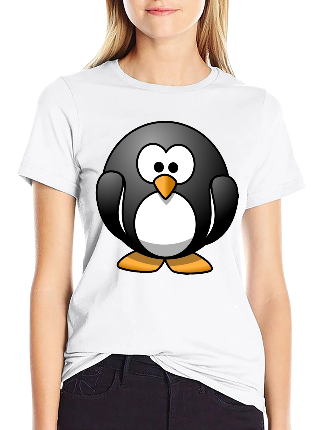 Penguin Graphic Tee - Soft Cotton Crewneck