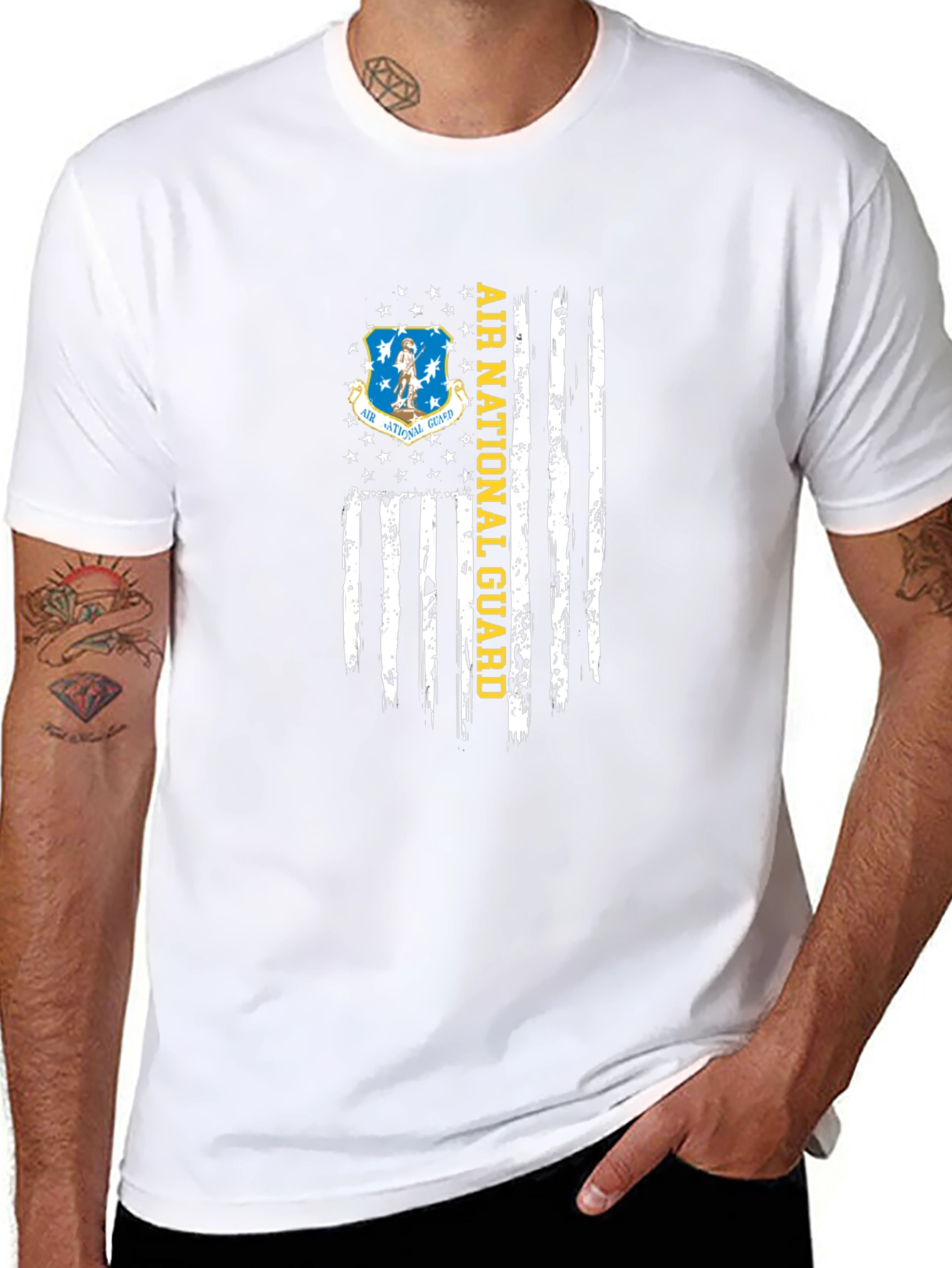 Air National Guard Flag Graphic T-Shirt