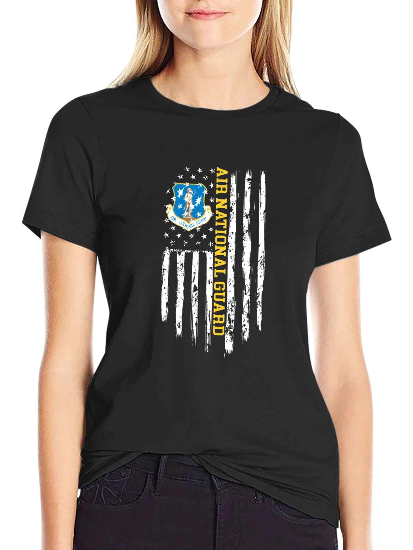 Air National Guard Flag Graphic T-Shirt