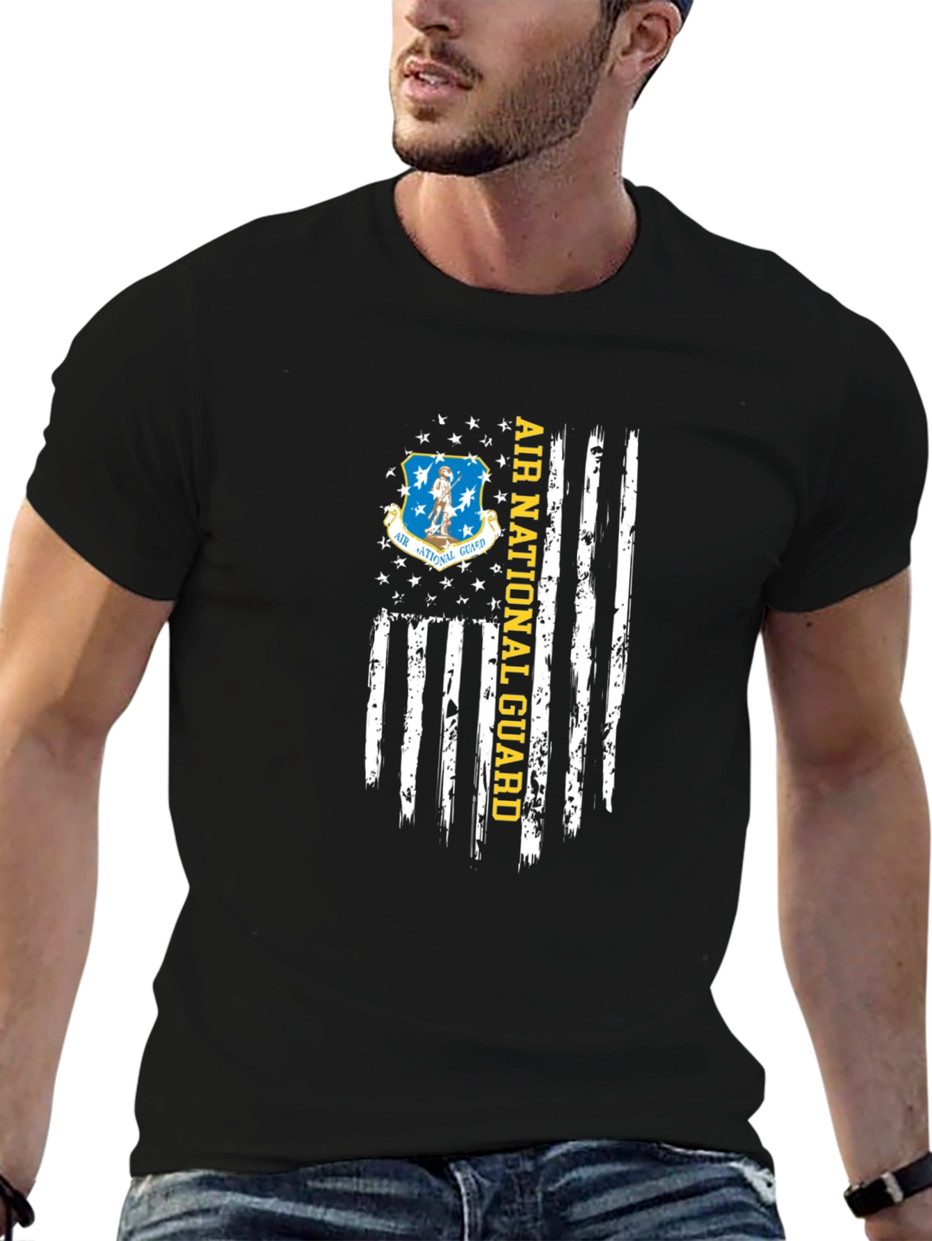 Air National Guard Flag Graphic T-Shirt