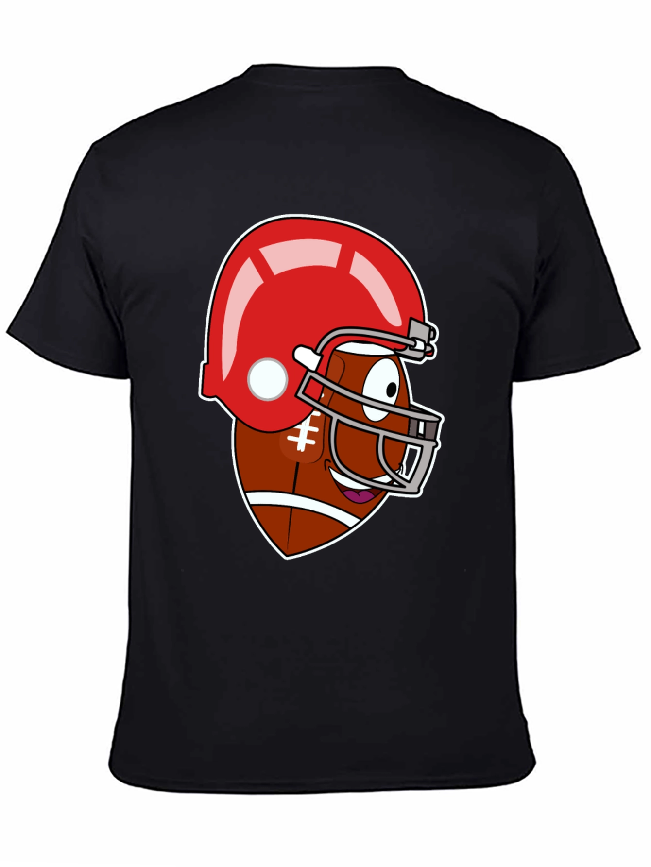 Funny Football Cartoon Graphic Tee