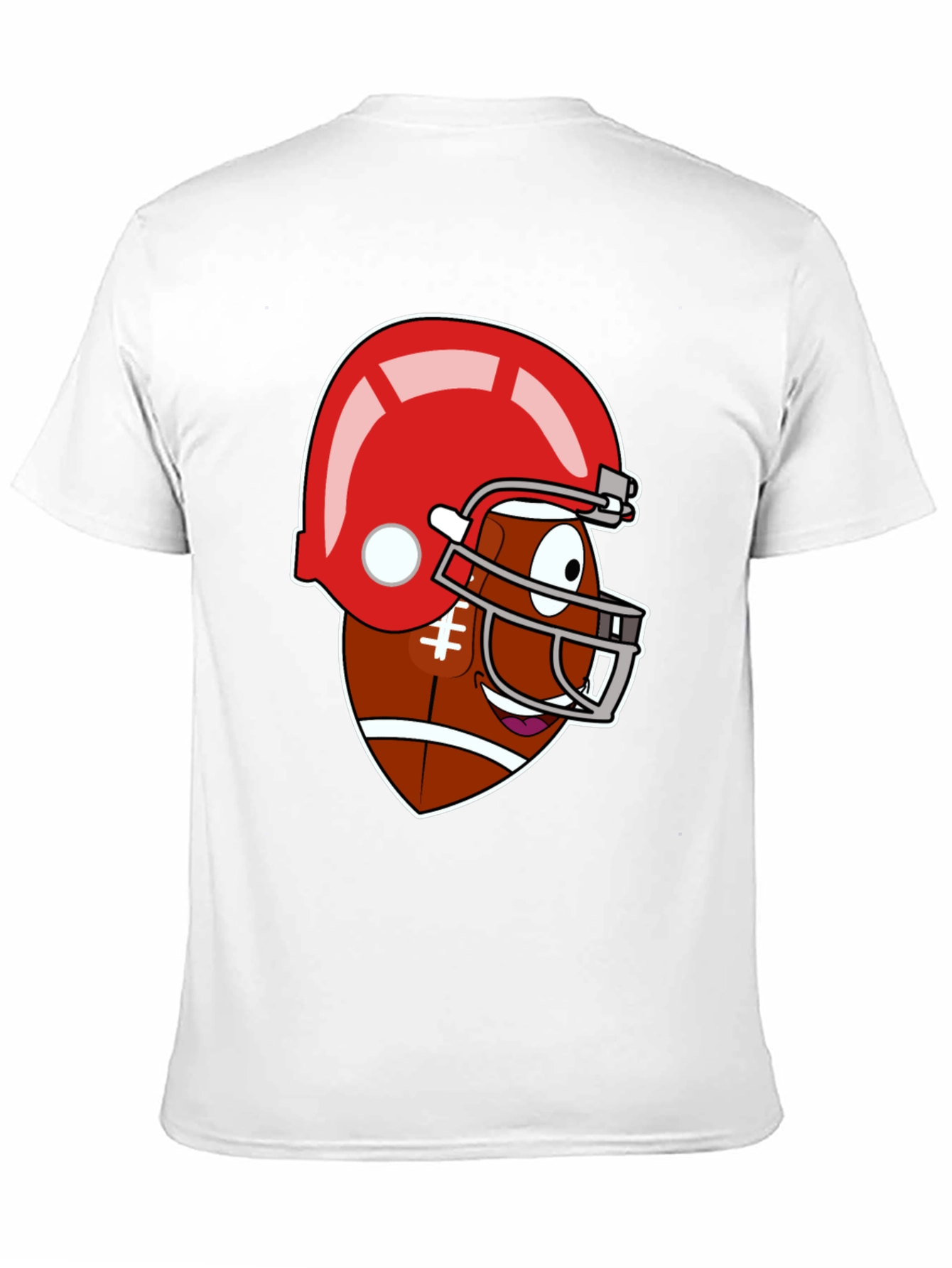 Funny Football Cartoon Graphic Tee
