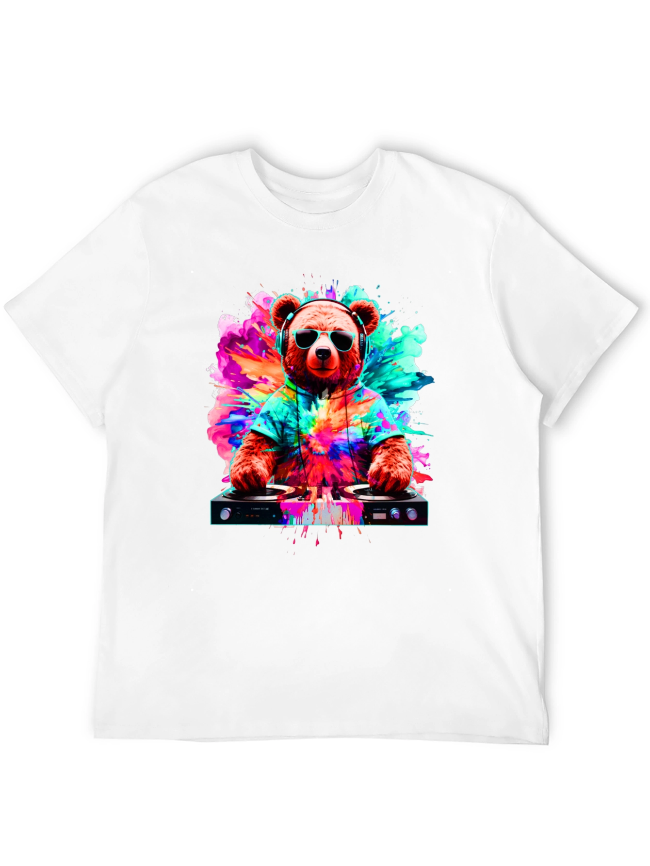 DJ Bear Graphic T-Shirt