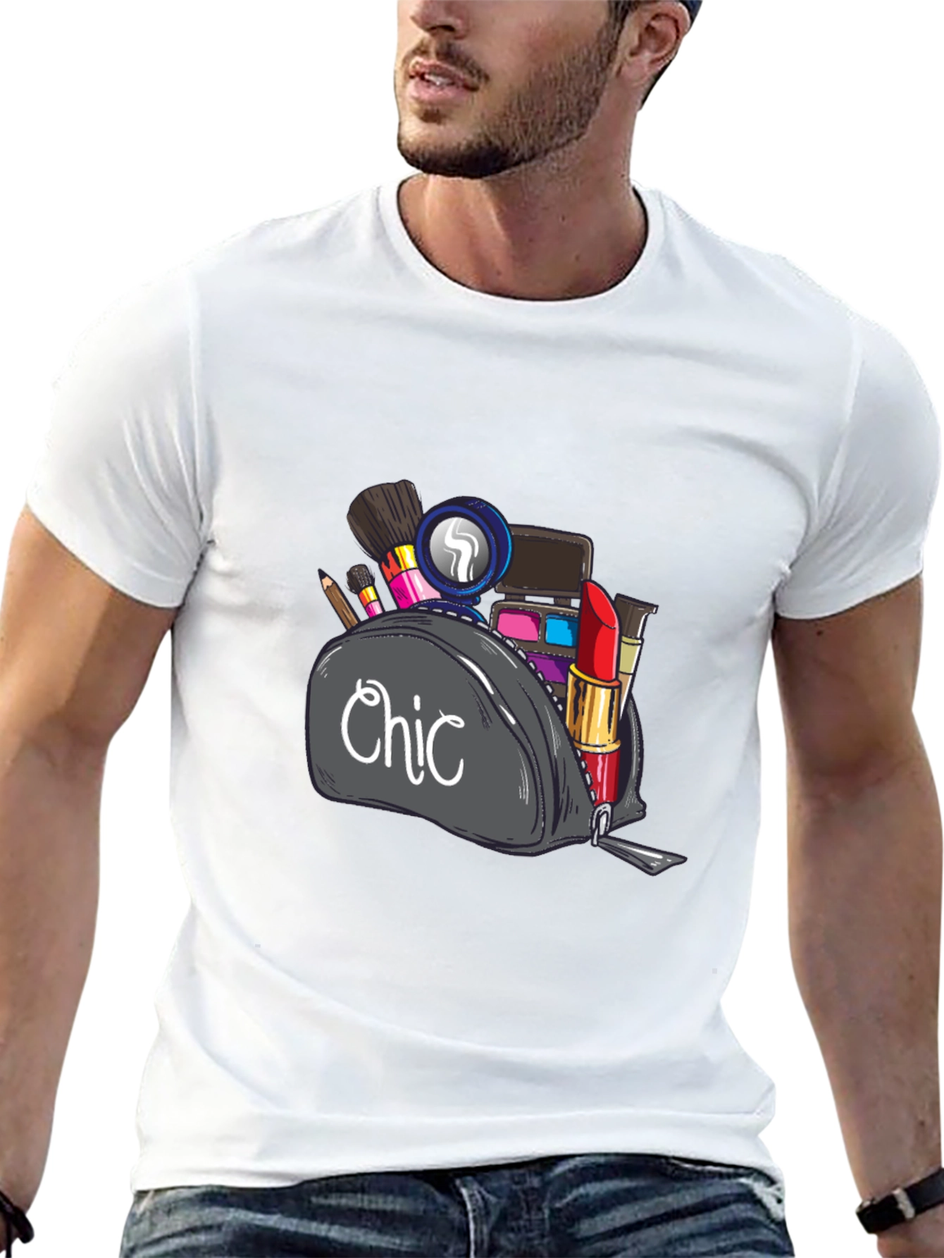 Chic Makeup Bag T-Shirt