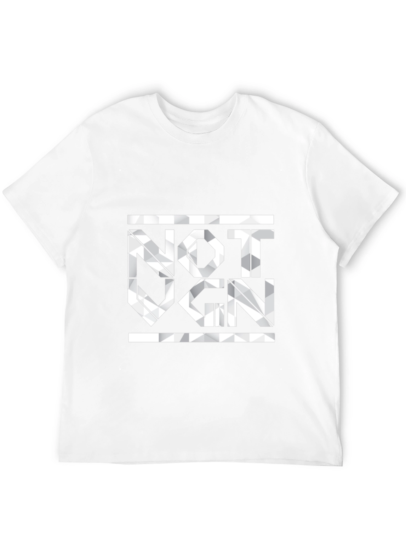 Not VGN Black Graphic Tee - Vegan Statement T-Shirt