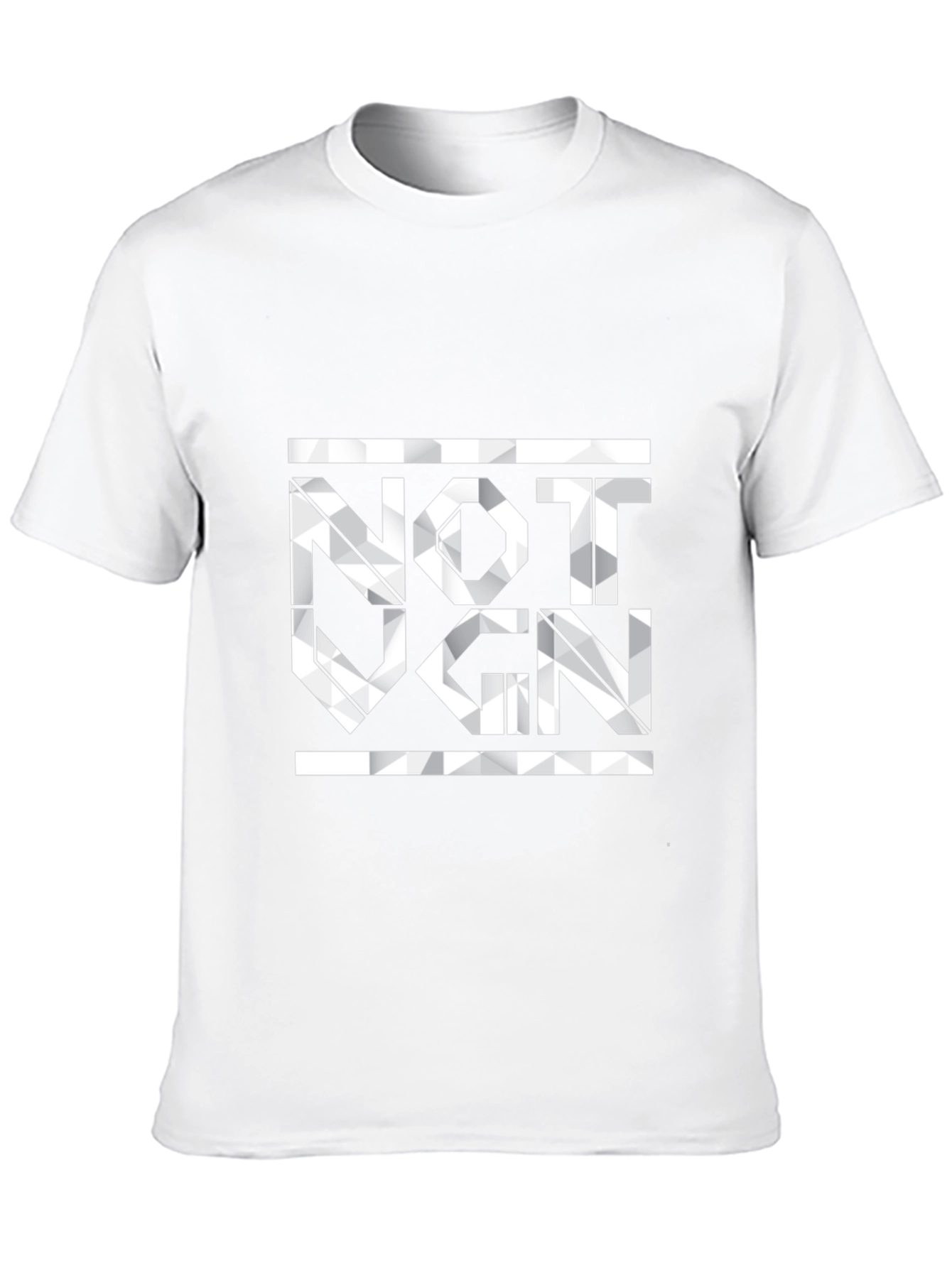 Not VGN Black Graphic Tee - Vegan Statement T-Shirt
