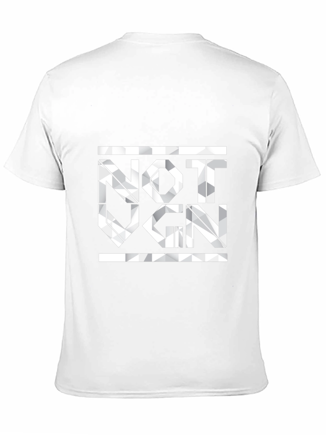Not VGN Black Graphic Tee - Vegan Statement T-Shirt