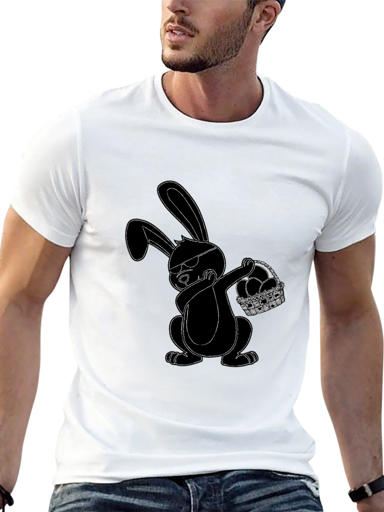 Cool Easter Bunny Dabbing T-Shirt