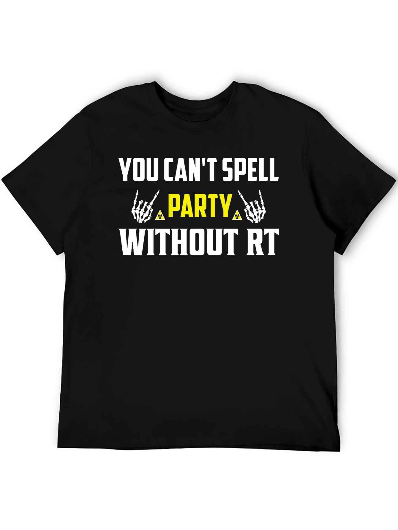 Party Without RT Black Graphic T-Shirt