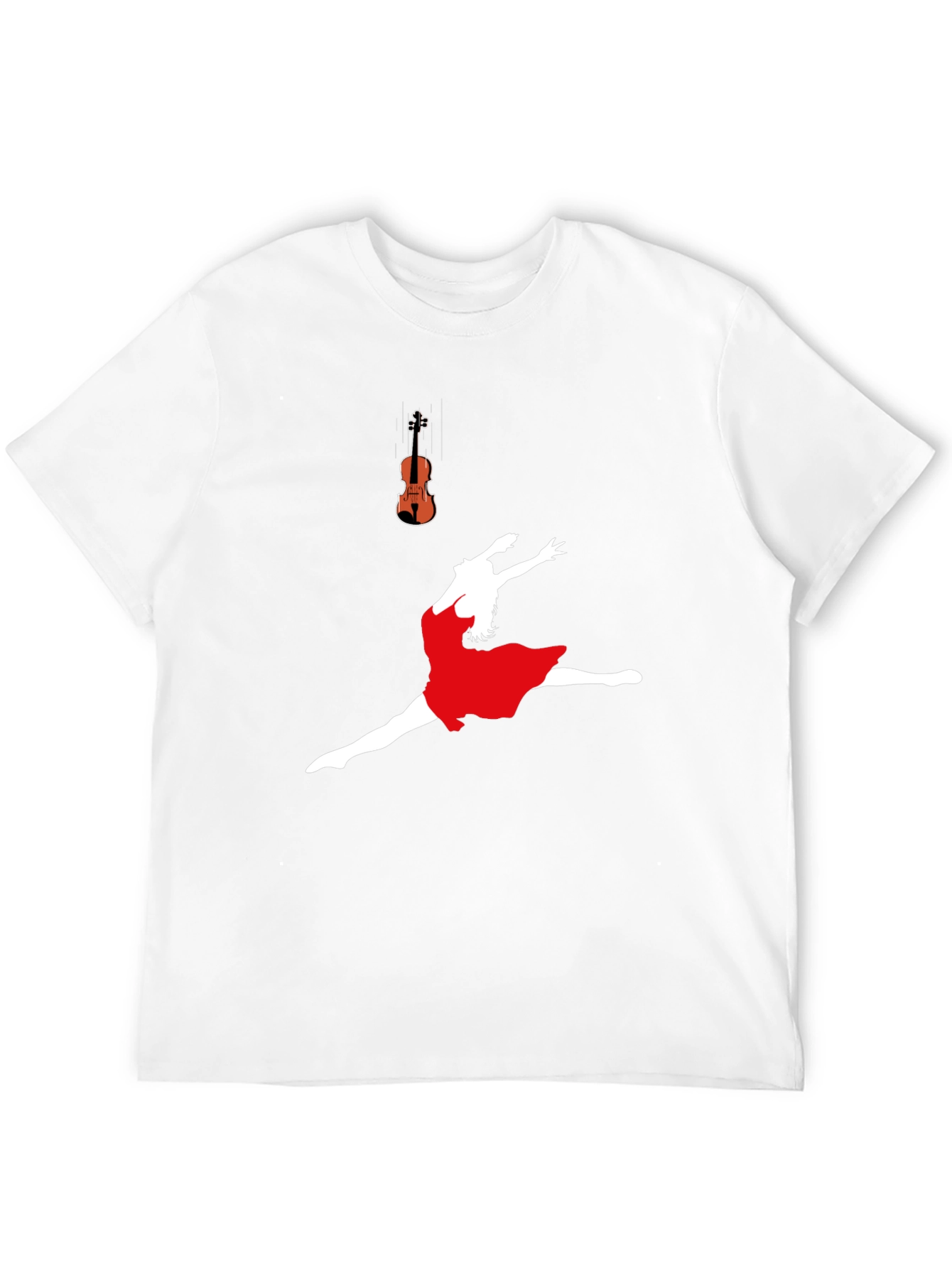 Dance & Music T-Shirt - Black Cotton Blend