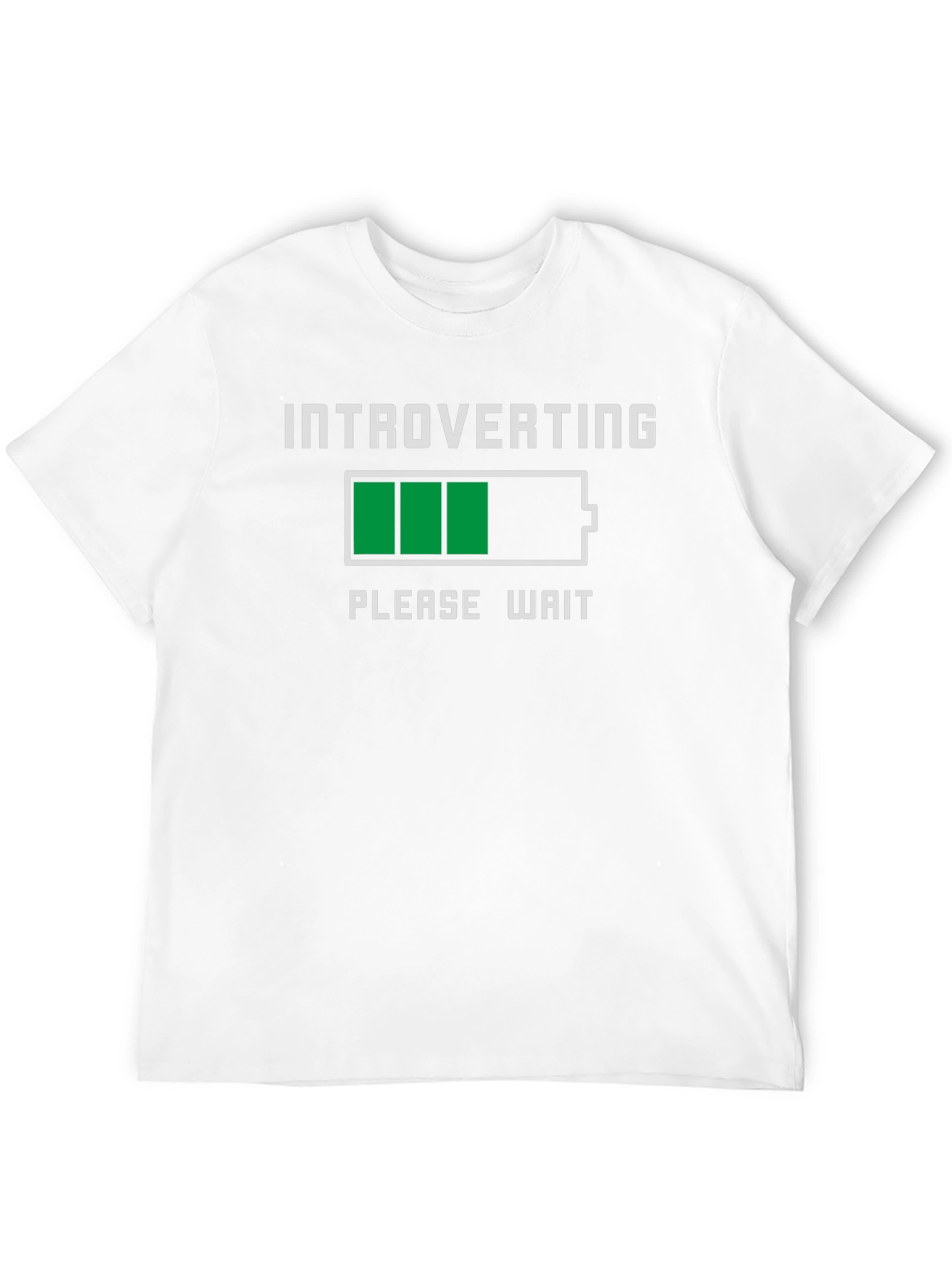 Introverting Please Wait T-Shirt - Black