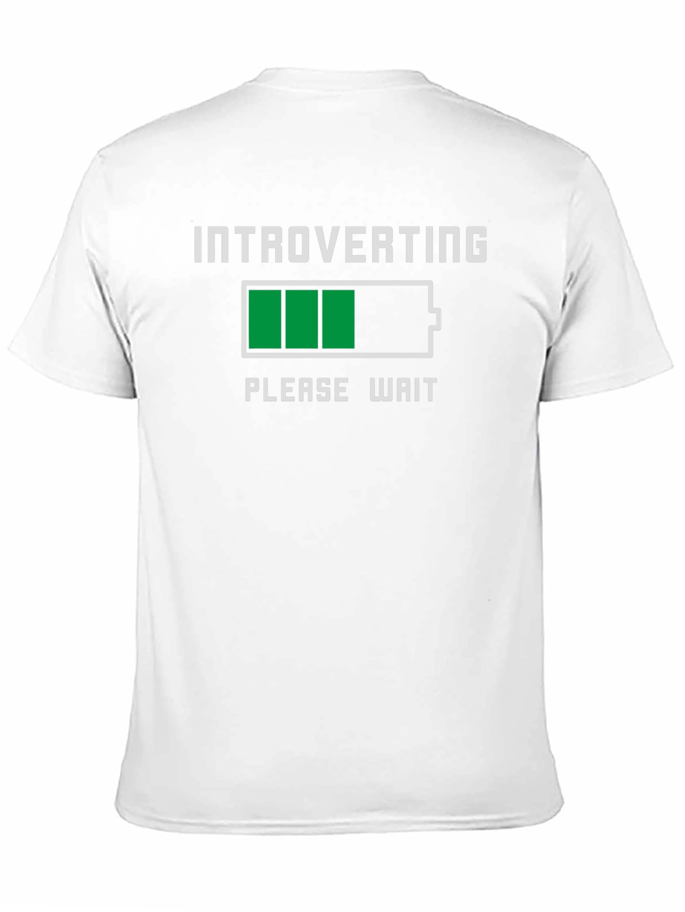 Introverting Please Wait T-Shirt - Black