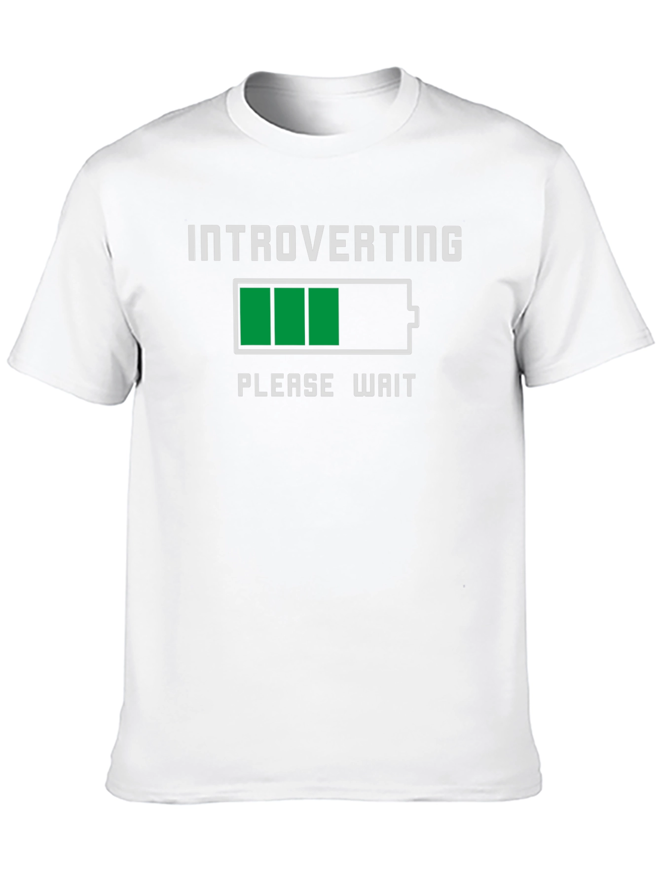 Introverting Please Wait T-Shirt - Black