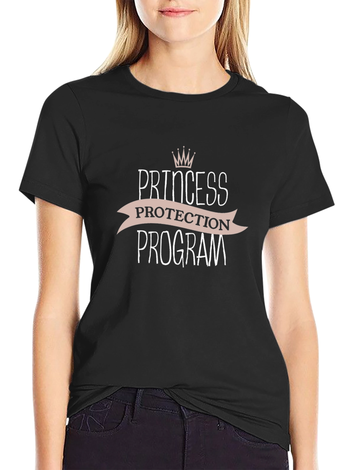 Princess Protection Program Black T-Shirt