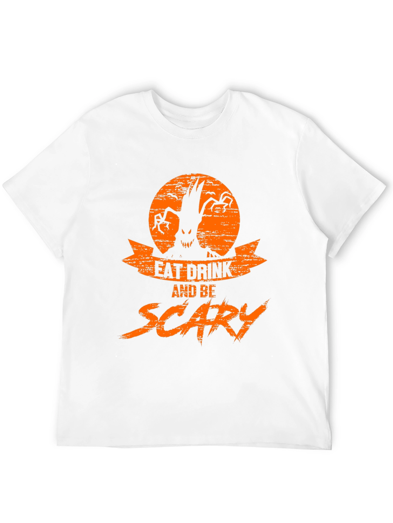 Eat Drink and Be Scary Halloween Graphic T-Shirt