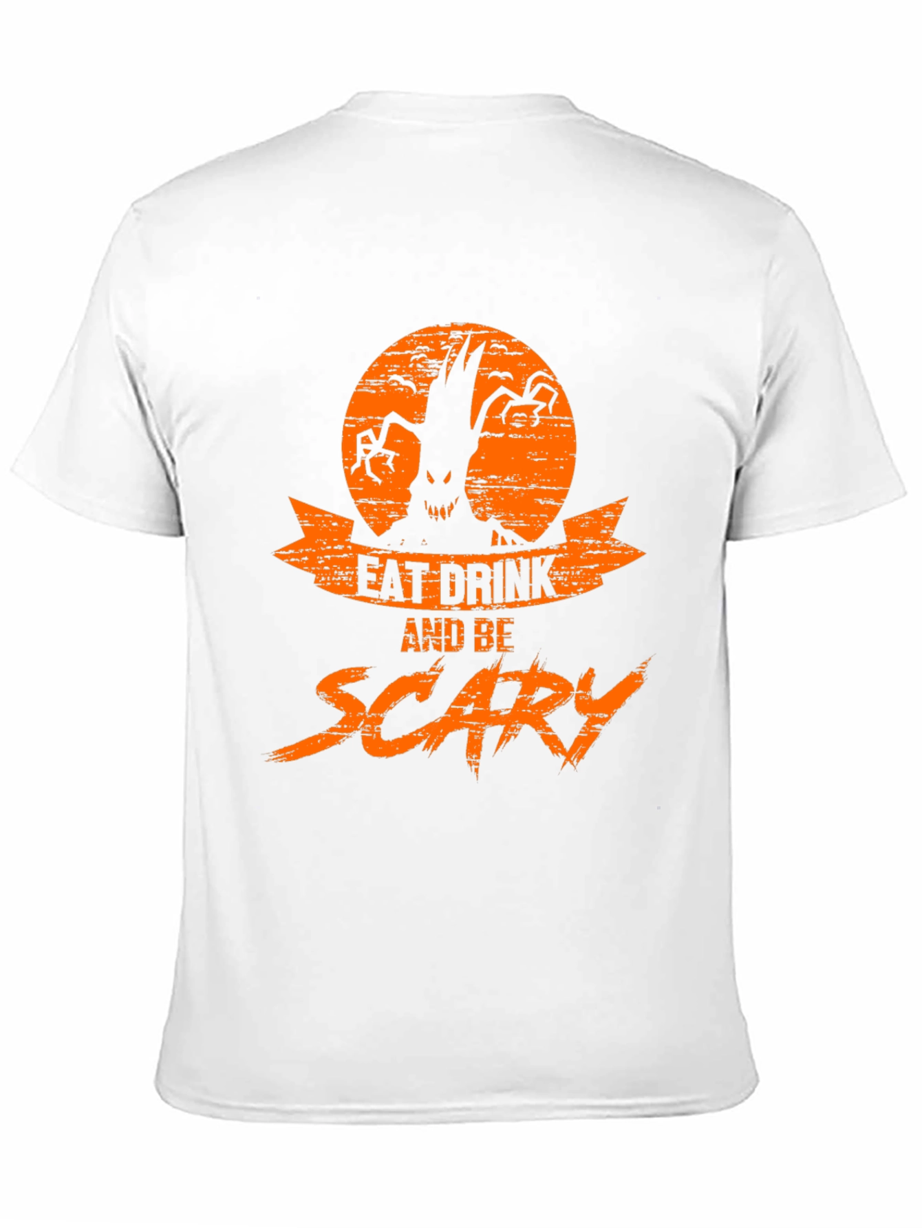 Eat Drink and Be Scary Halloween Graphic T-Shirt