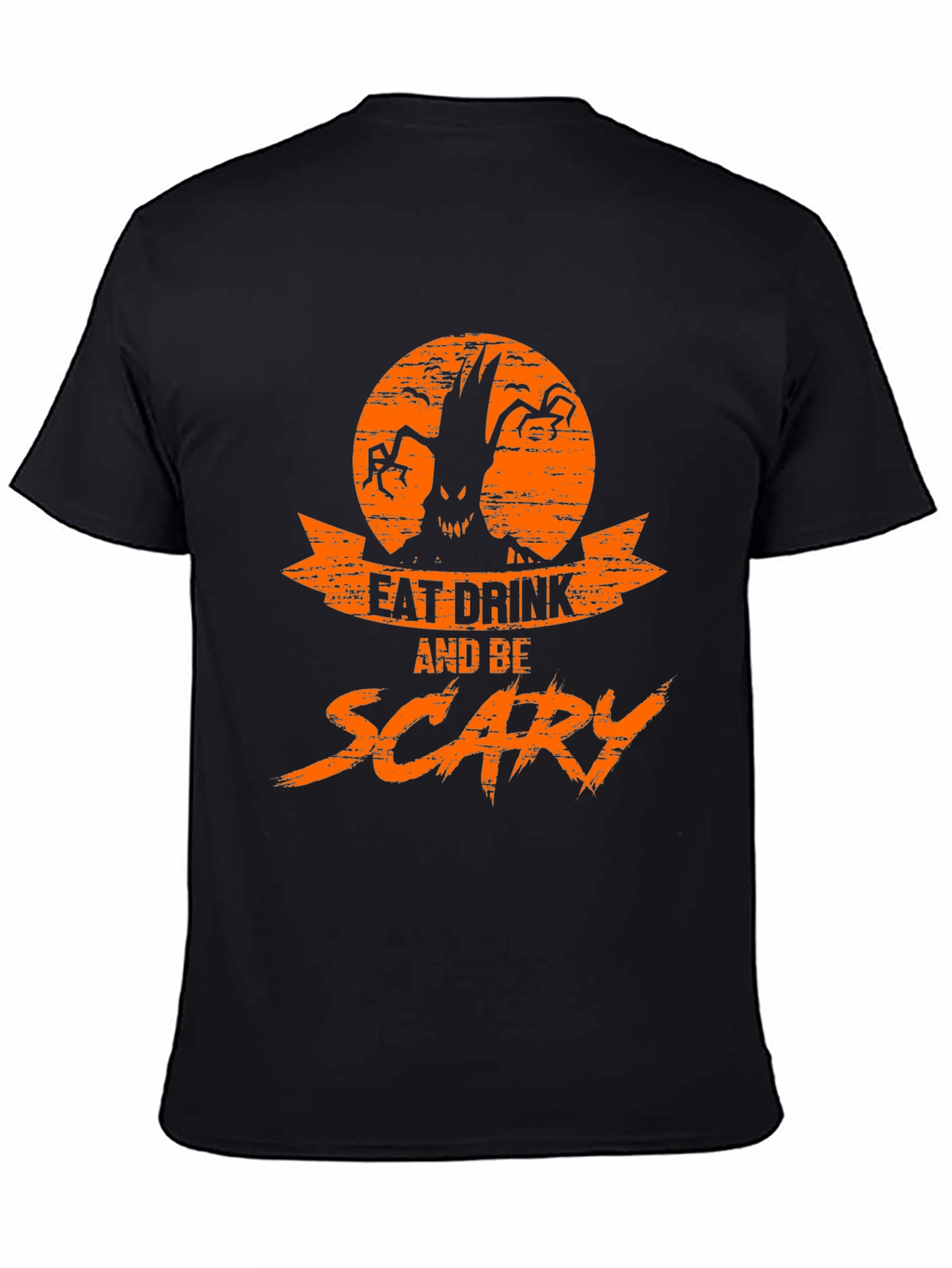 Eat Drink and Be Scary Halloween Graphic T-Shirt