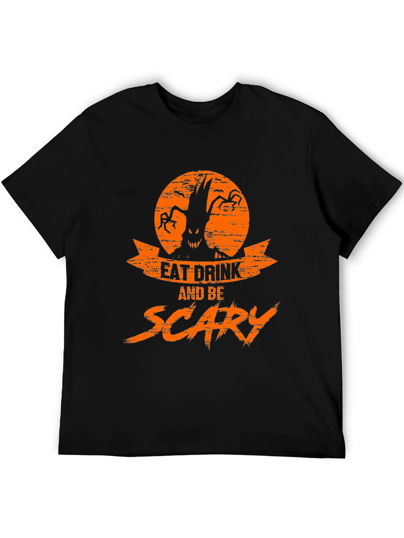 Eat Drink and Be Scary Halloween Graphic T-Shirt