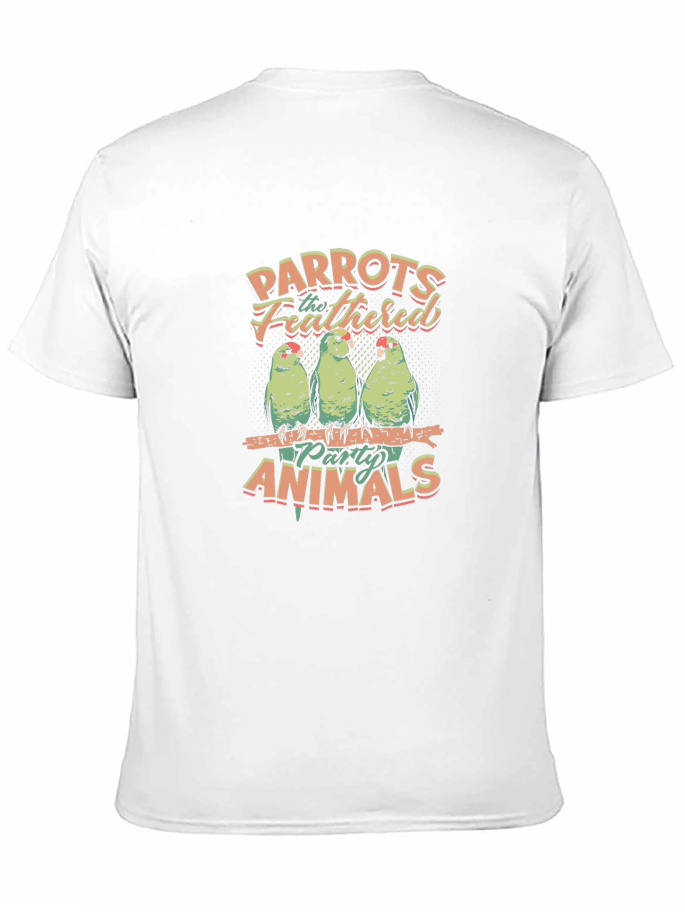 Parrots The Feathered Party Animals Graphic Tee